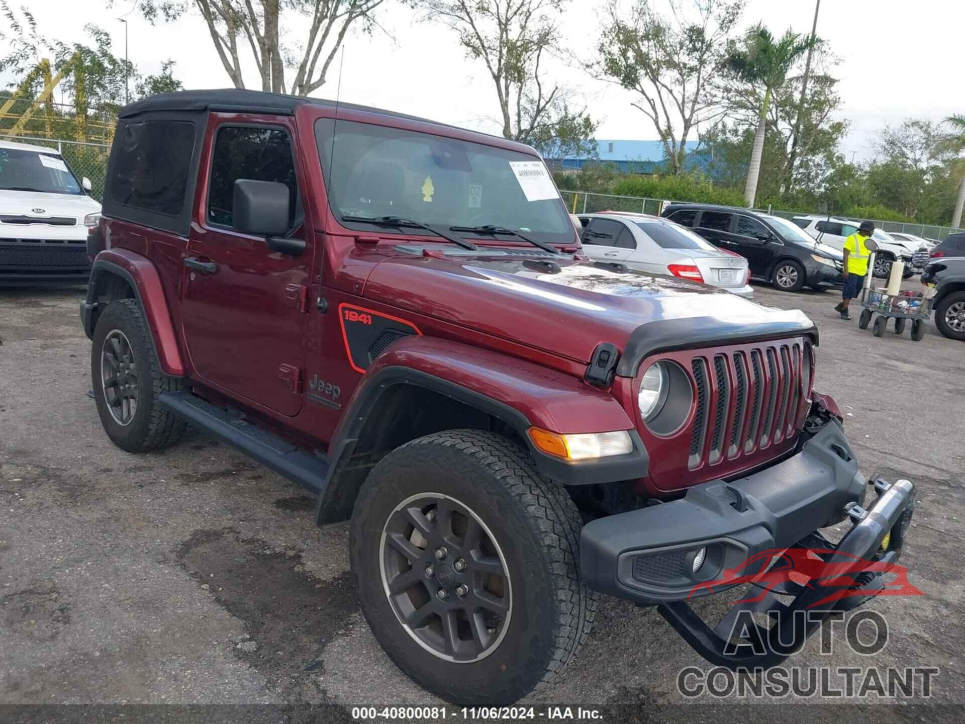 JEEP WRANGLER 2021 - 1C4GJXAN3MW744578