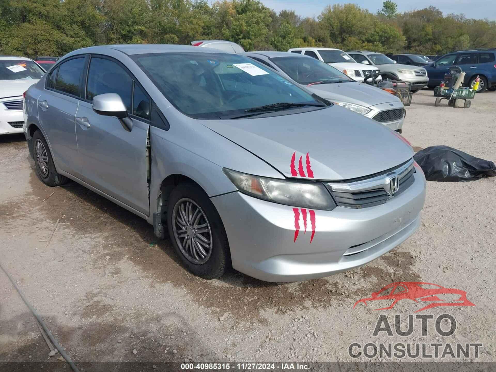 HONDA CIVIC 2012 - 2HGFB2F56CH610229