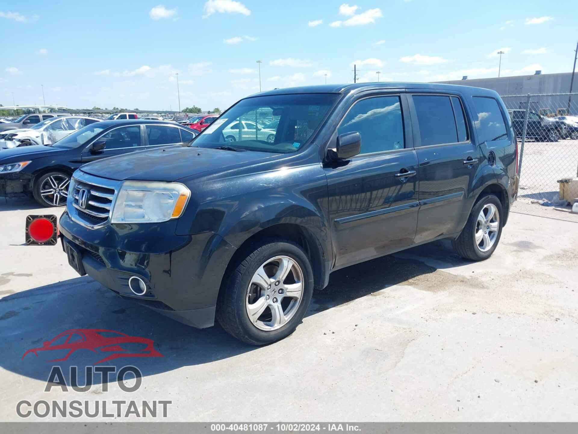 HONDA PILOT 2012 - 5FNYF3H43CB035700