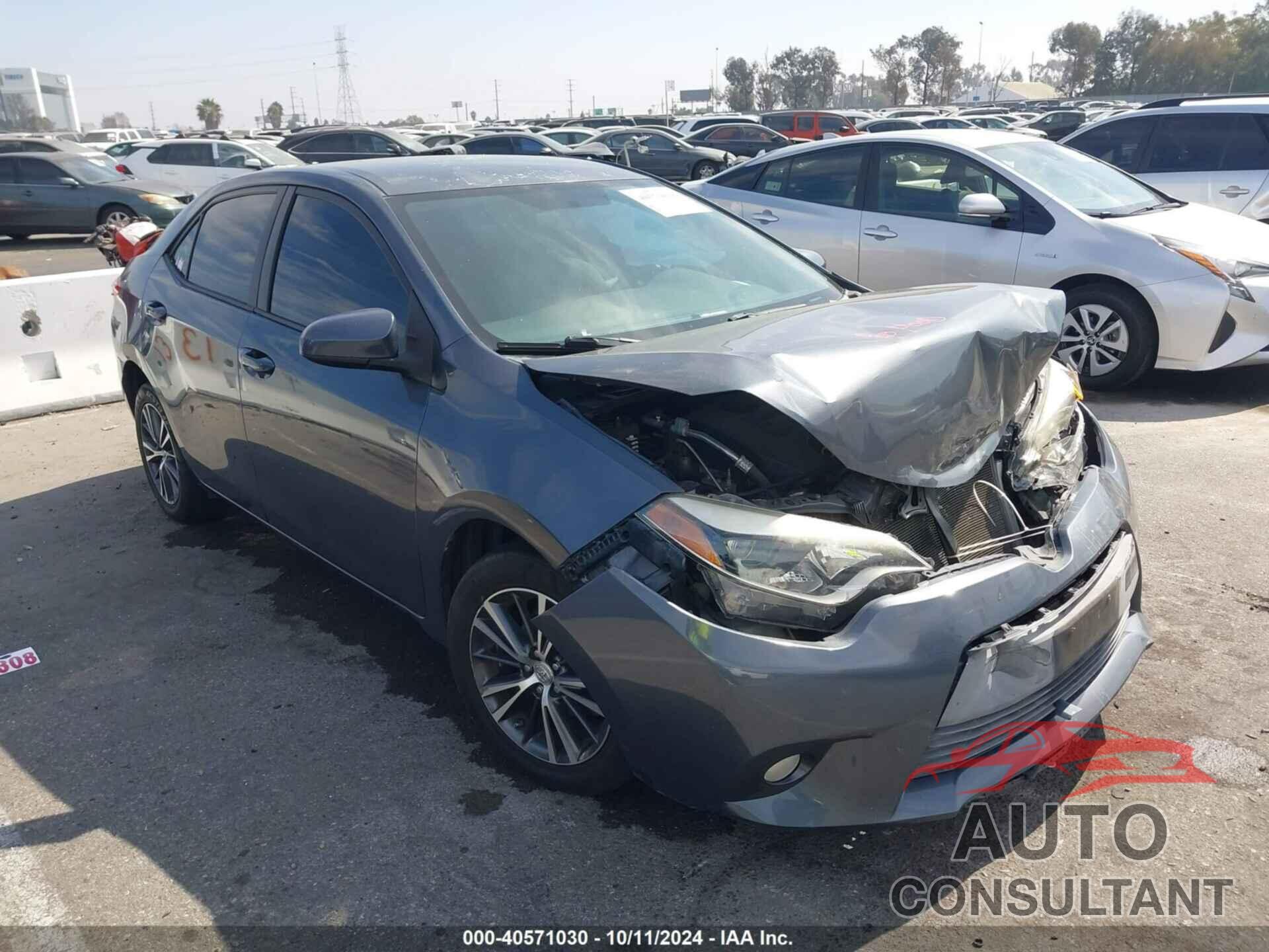 TOYOTA COROLLA 2016 - 5YFBURHE6GP452083
