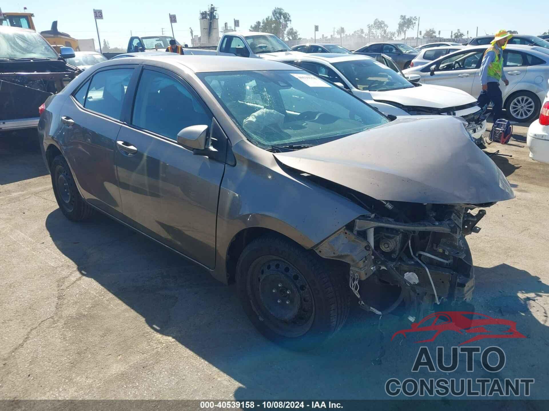 TOYOTA COROLLA 2019 - 5YFBURHE5KP864875