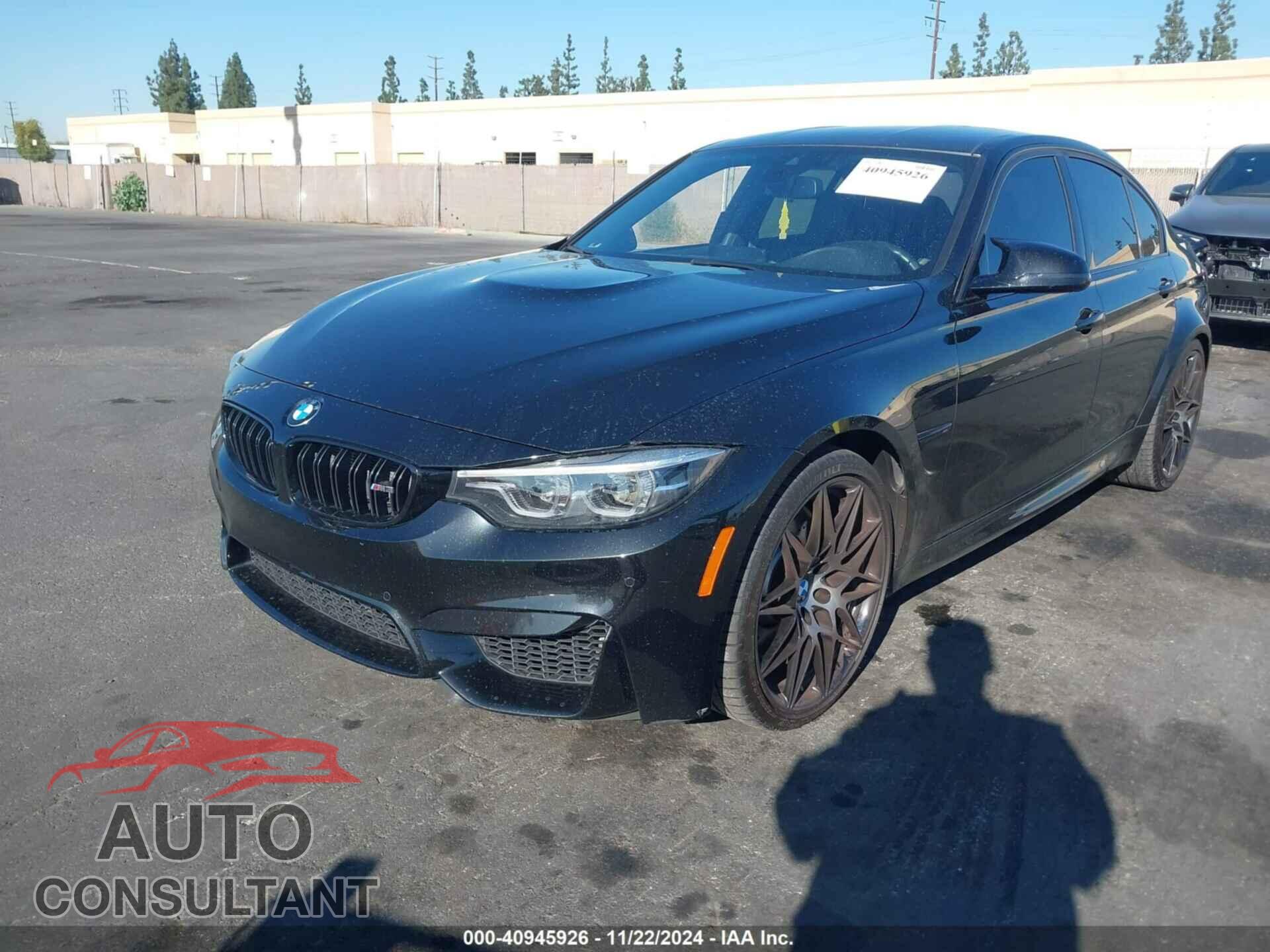 BMW M3 2018 - WBS8M9C57J5J78245