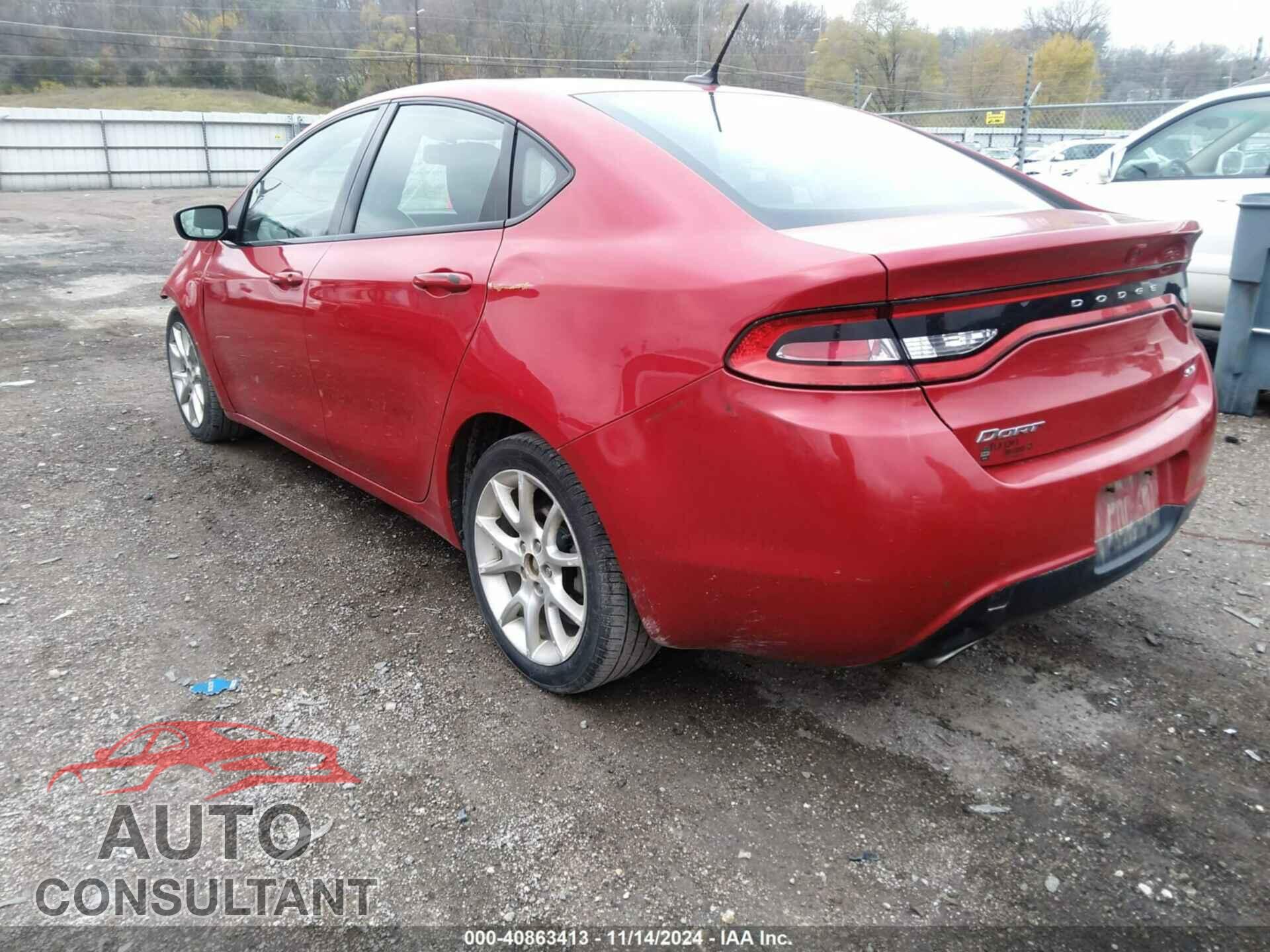 DODGE DART 2013 - 1C3CDFBA9DD292096