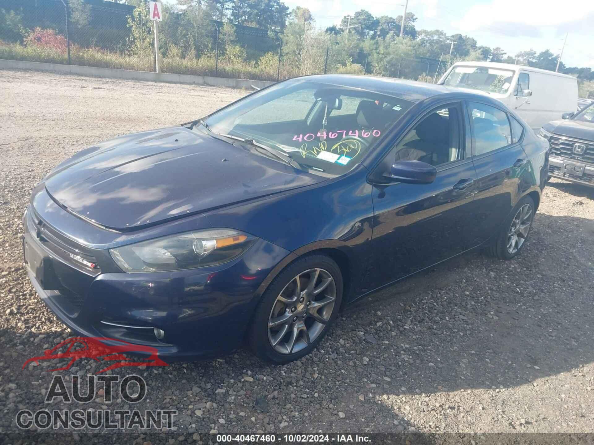 DODGE DART 2015 - 1C3CDFBB3FD173777