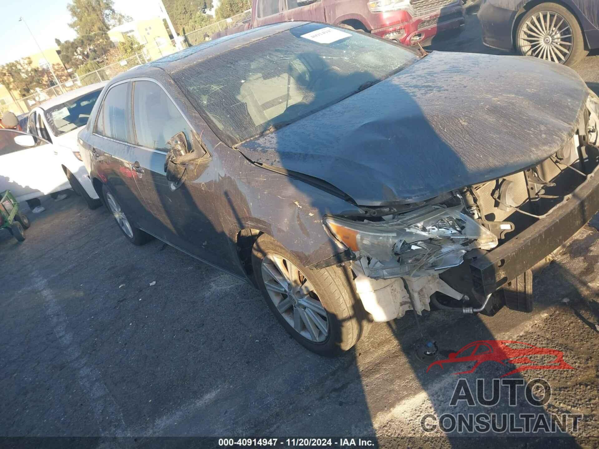 TOYOTA CAMRY 2012 - 4T4BF1FK2CR258296