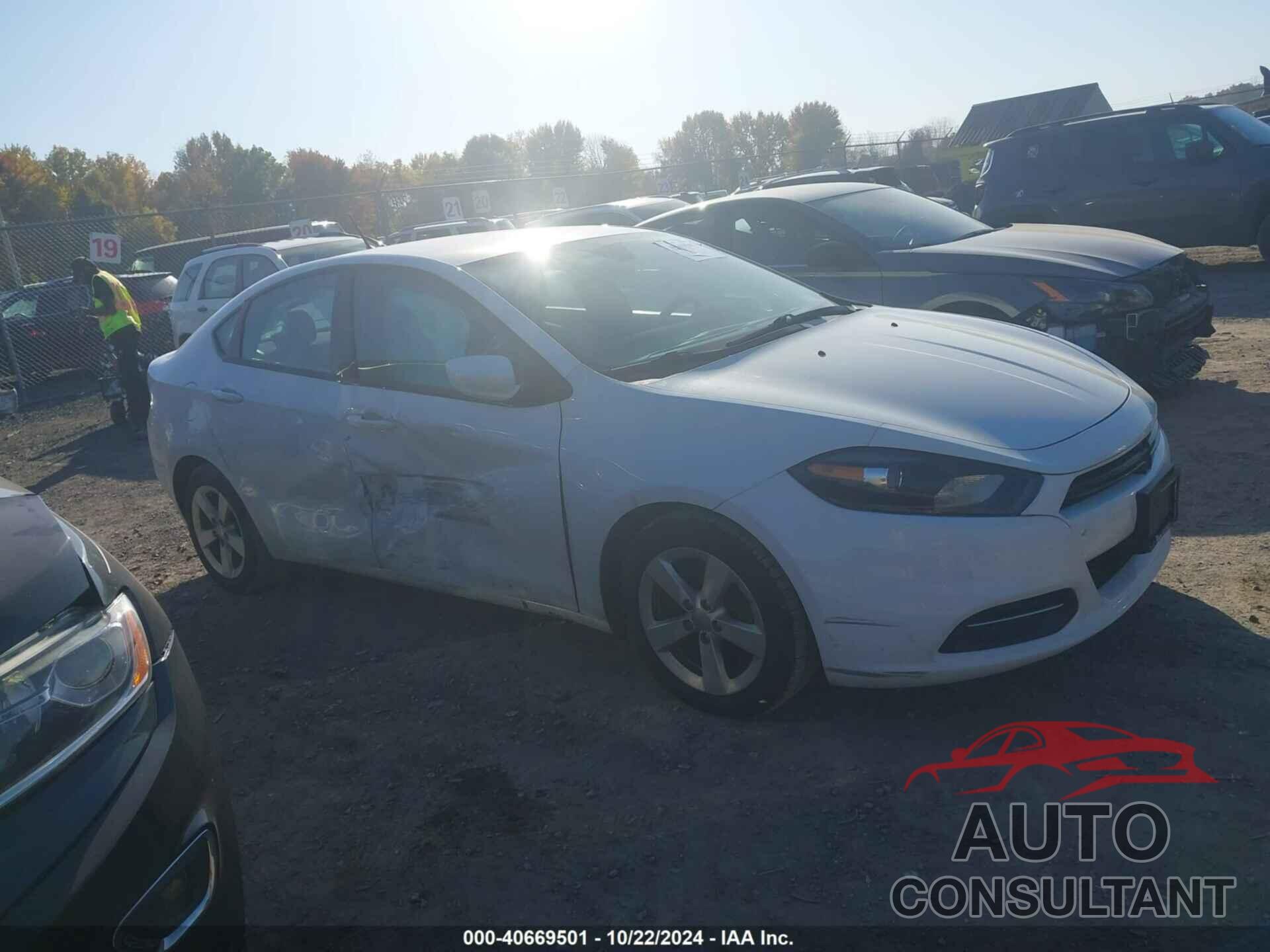 DODGE DART 2015 - 1C3CDFBB7FD222463