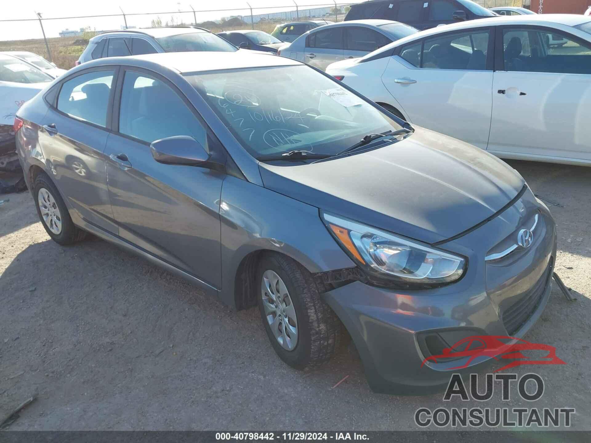 HYUNDAI ACCENT 2016 - KMHCT4AE3GU140631