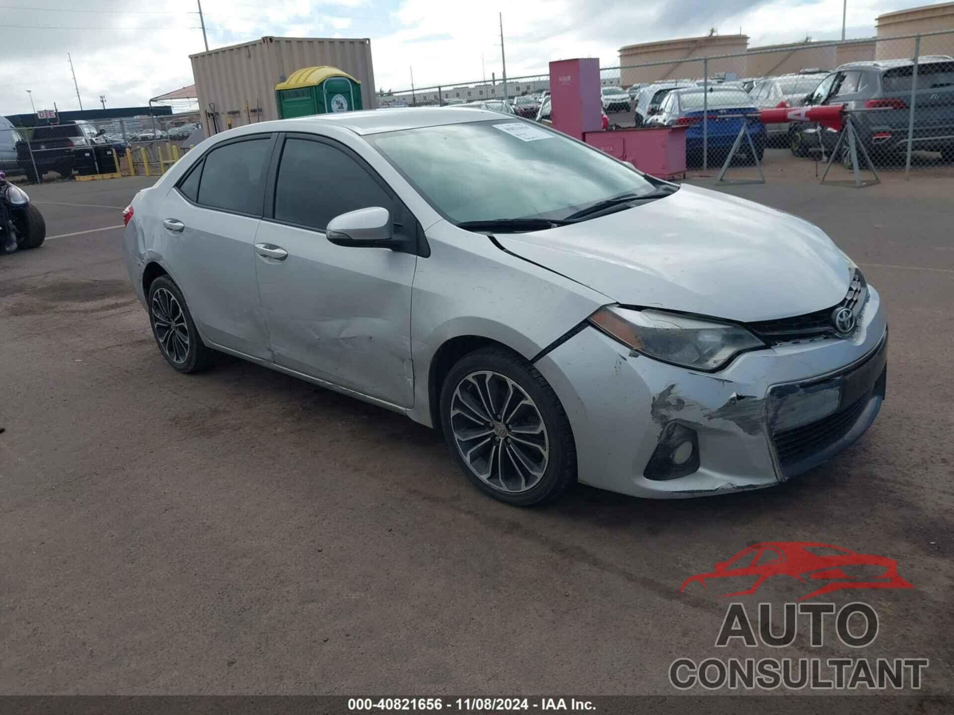 TOYOTA COROLLA 2015 - 5YFBURHE7FP318097