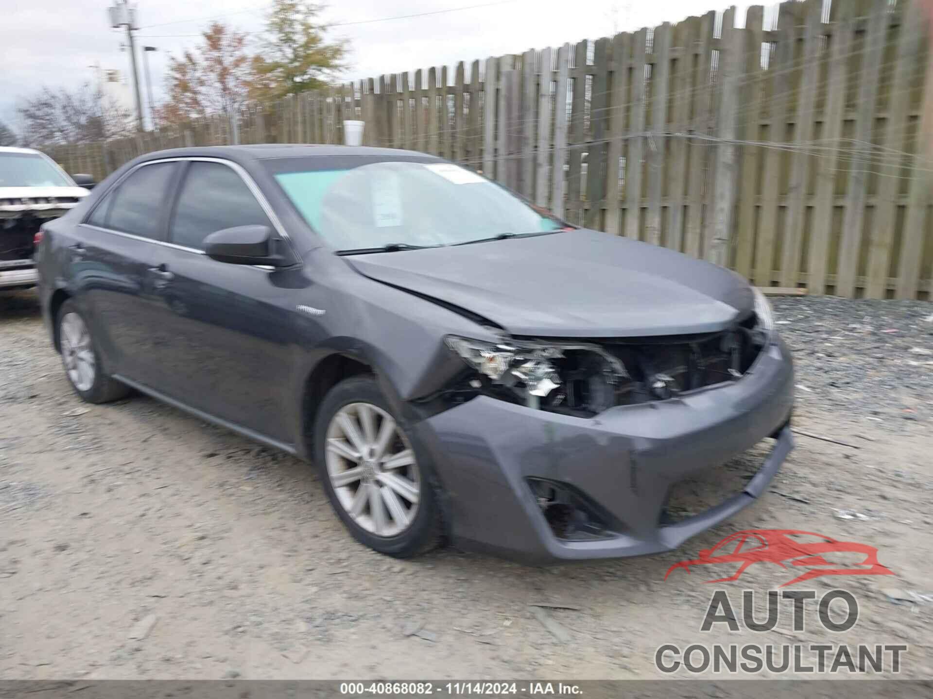 TOYOTA CAMRY HYBRID 2012 - 4T1BD1FK8CU048592