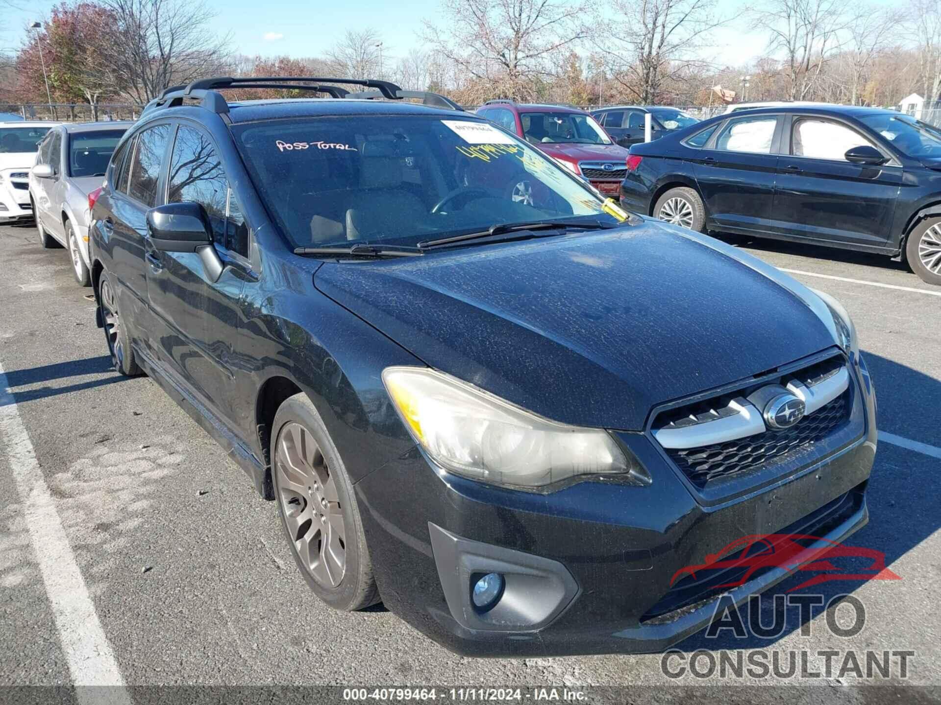 SUBARU IMPREZA 2012 - JF1GPAU66CH243452