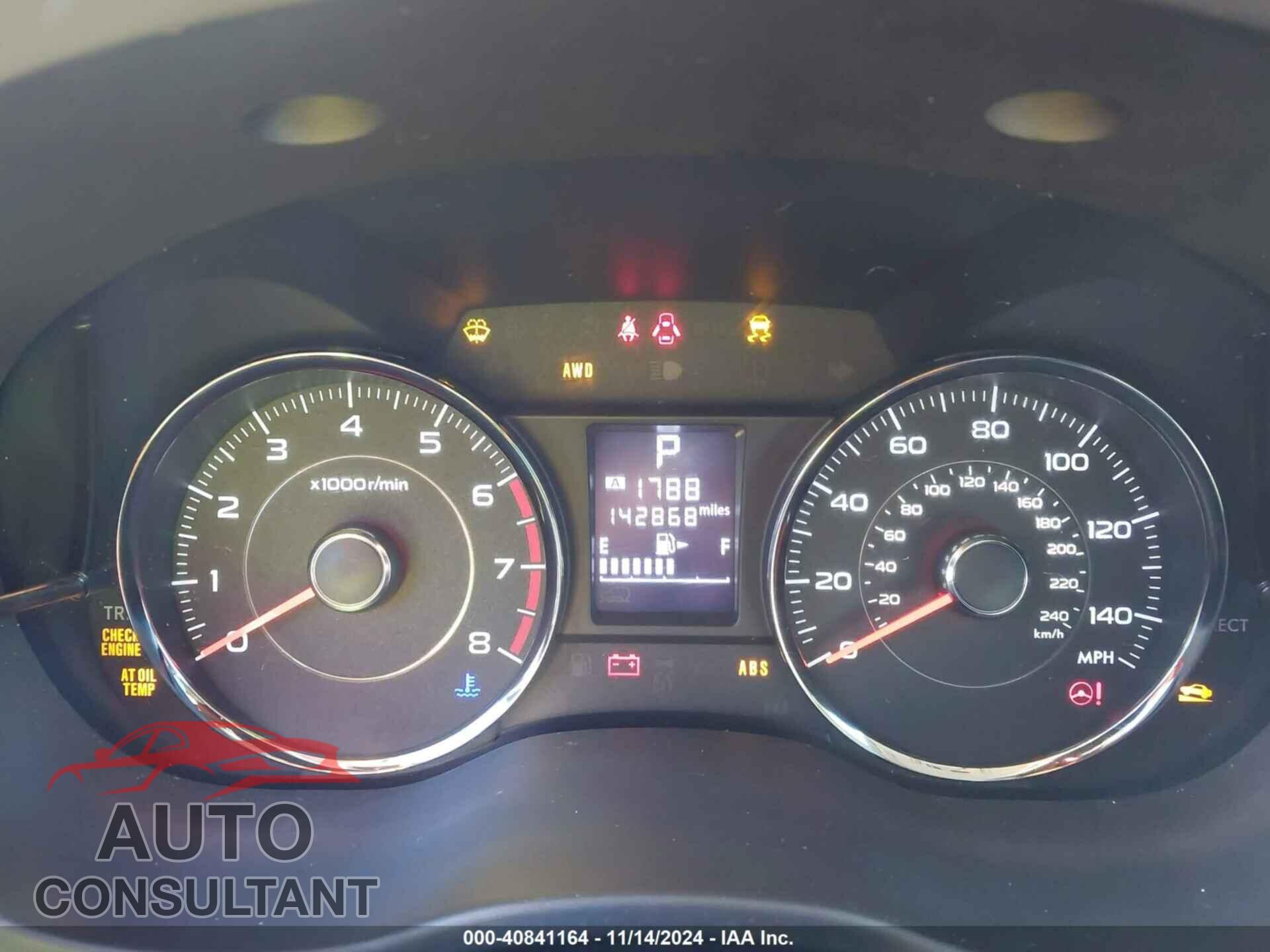 SUBARU FORESTER 2014 - JF2SJAMC8EH441952