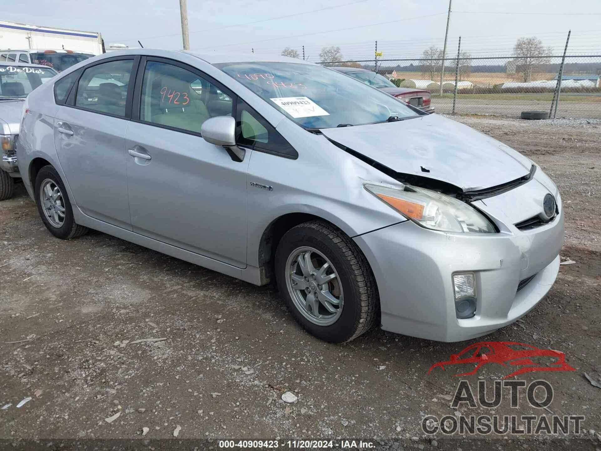 TOYOTA PRIUS 2011 - JTDKN3DUXB0300219