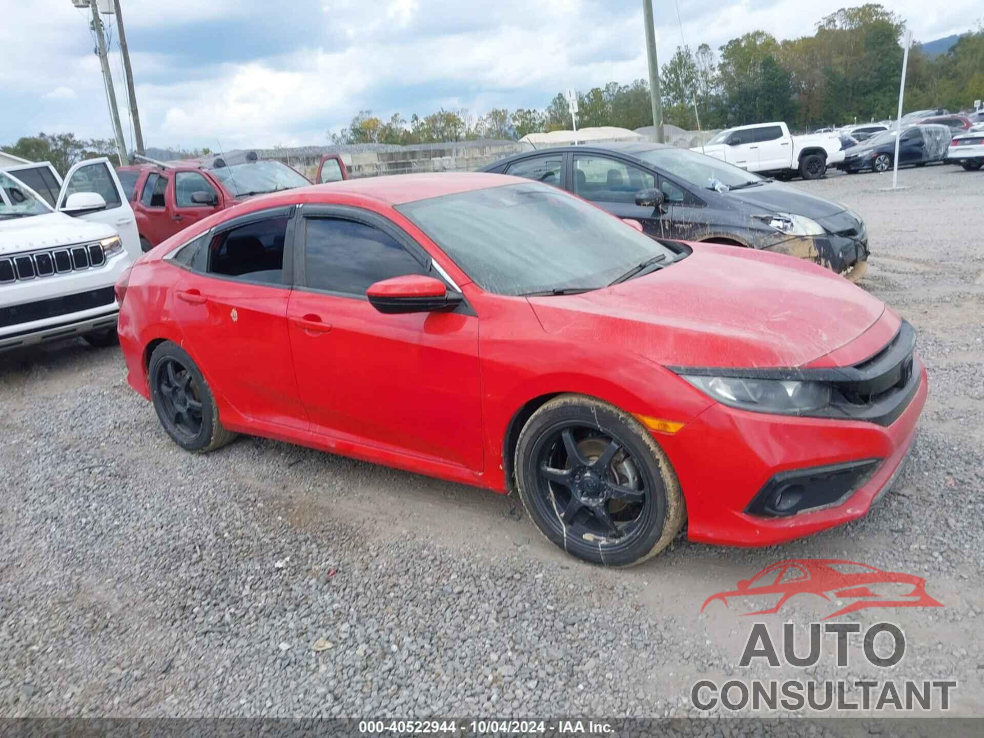 HONDA CIVIC 2019 - 2HGFC2F87KH598114
