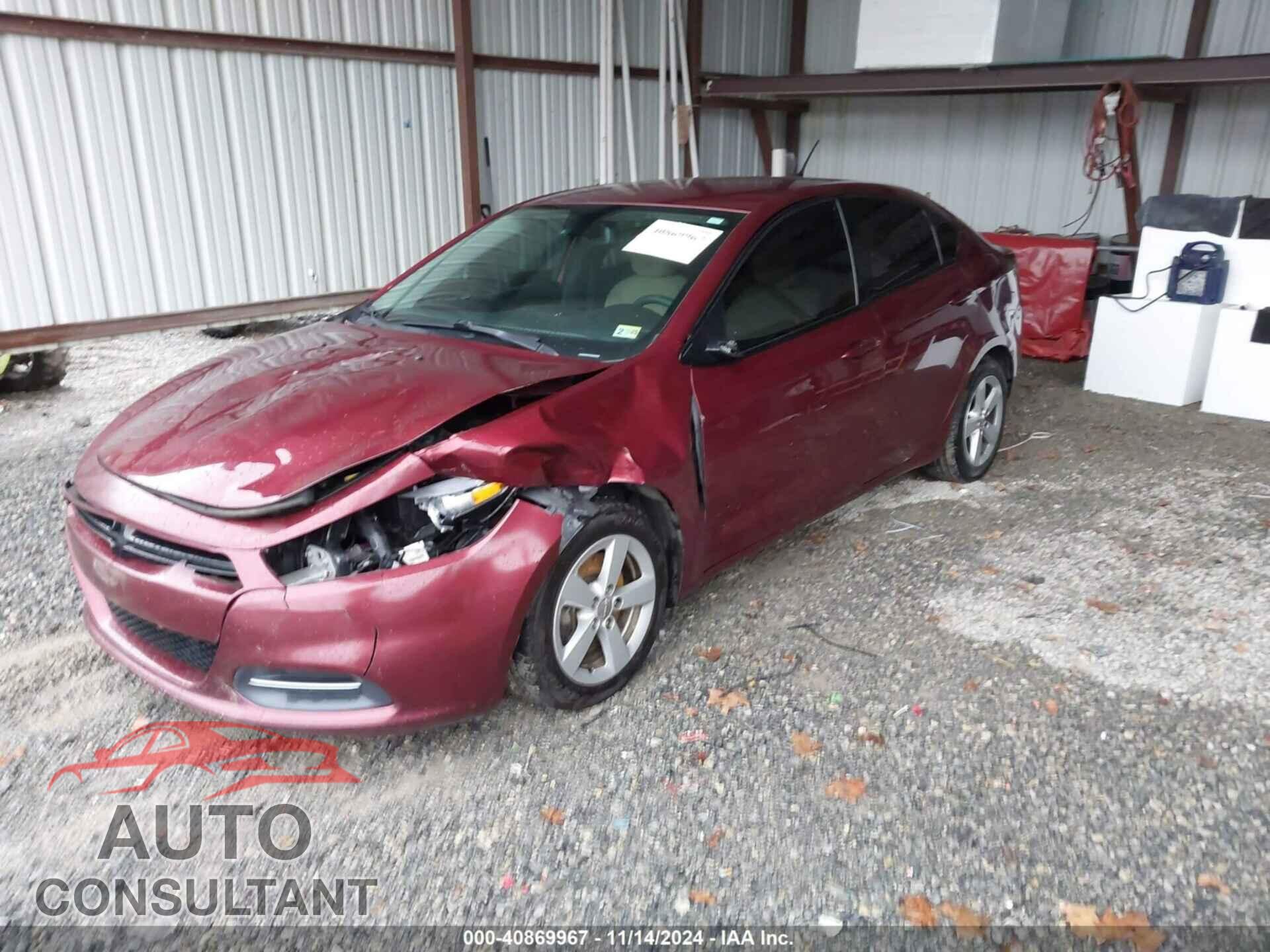 DODGE DART 2015 - 1C3CDFBB8FD374042