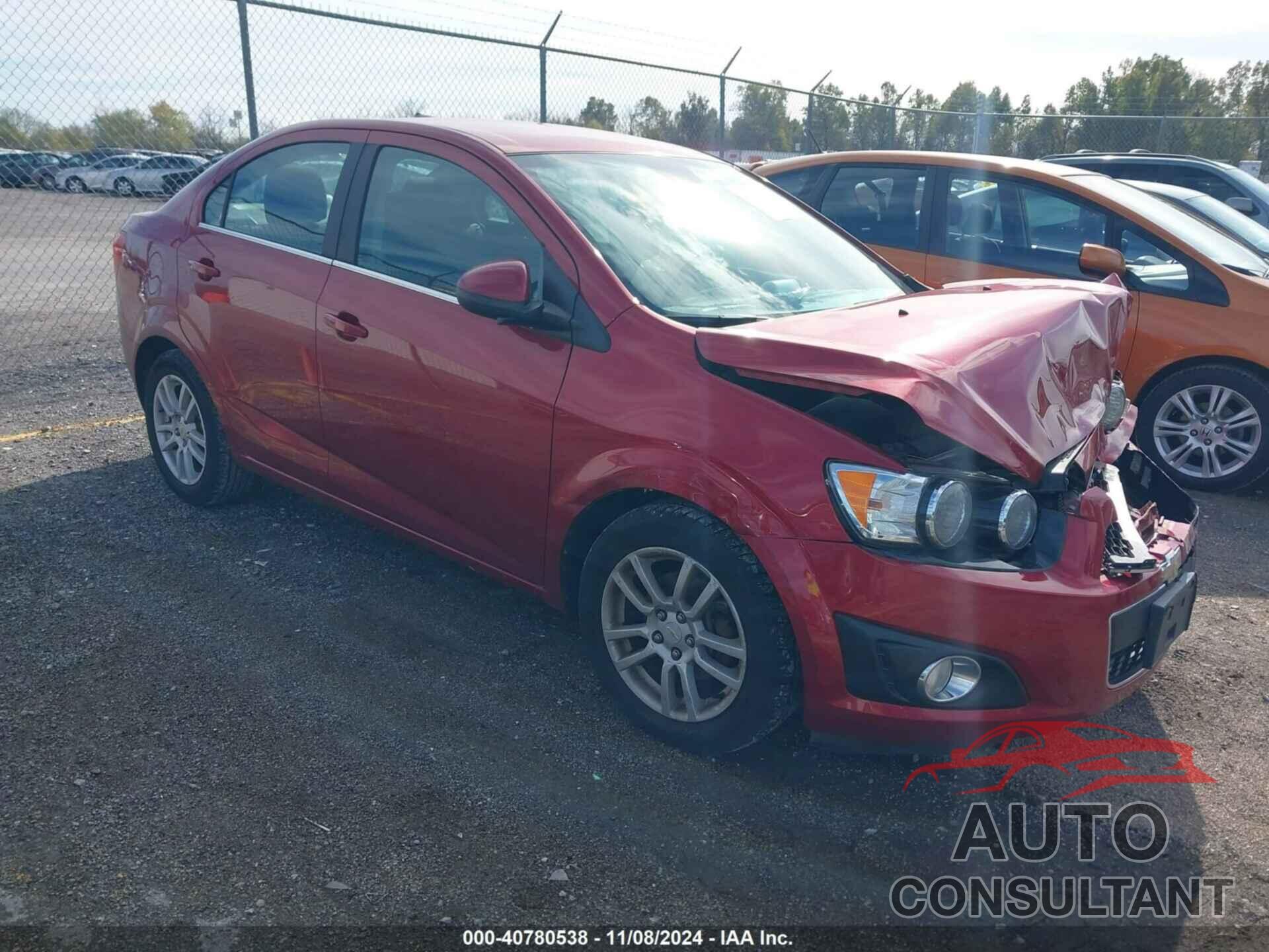 CHEVROLET SONIC 2012 - 1G1JC5SH6C4138126
