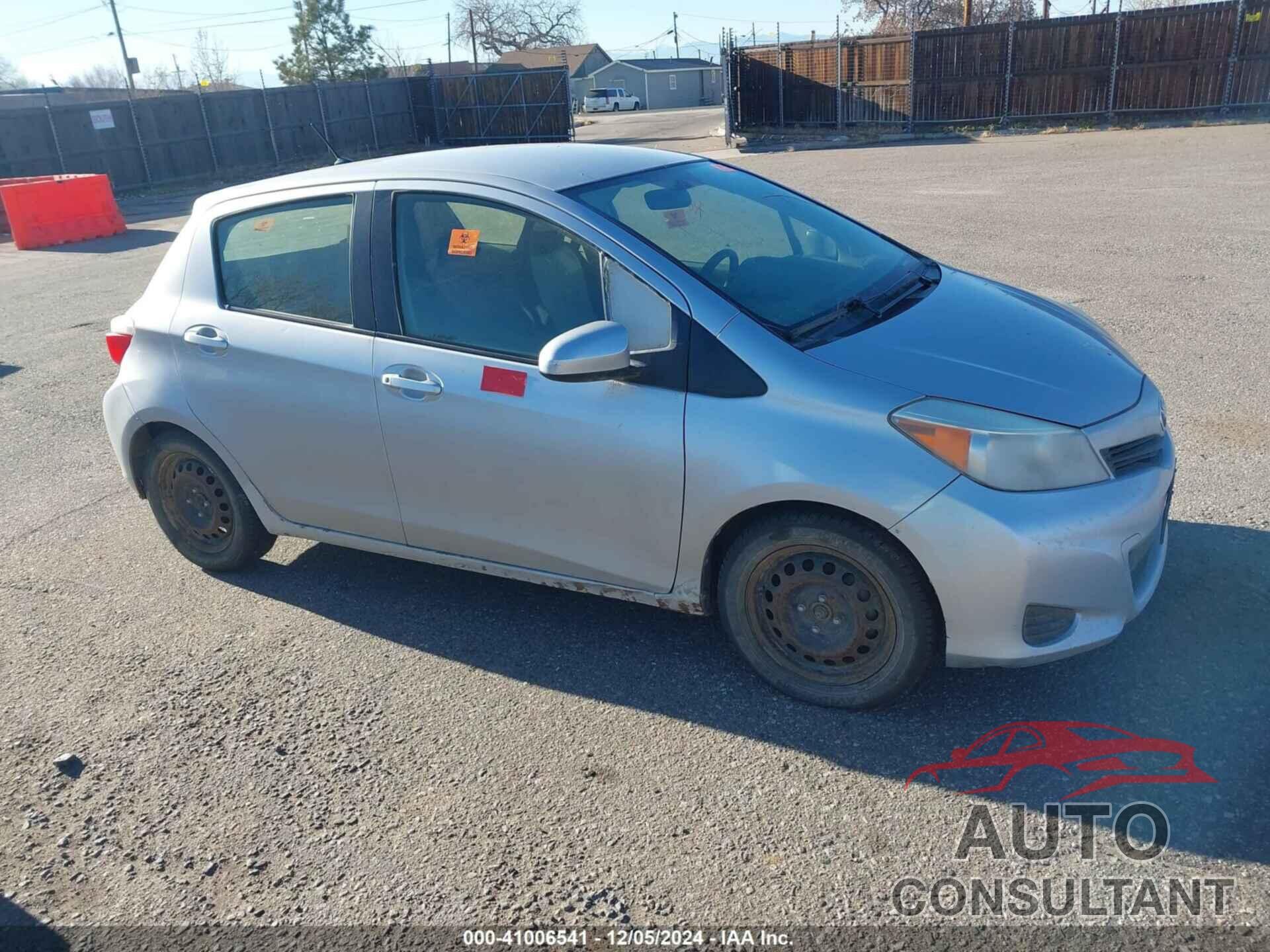 TOYOTA YARIS 2012 - JTDKTUD37CD529311