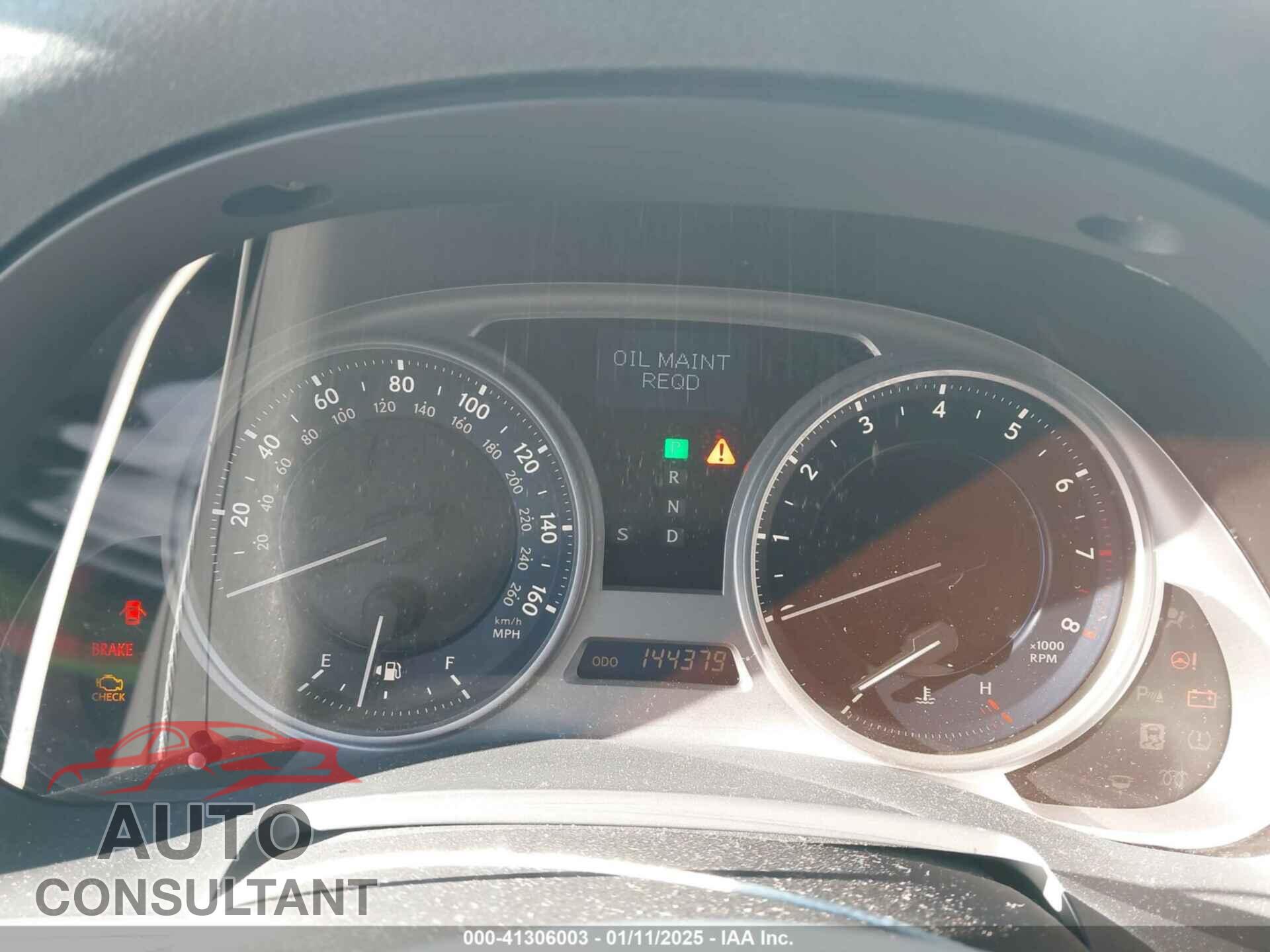 LEXUS IS 250 2010 - JTHBF5C2XA5116312