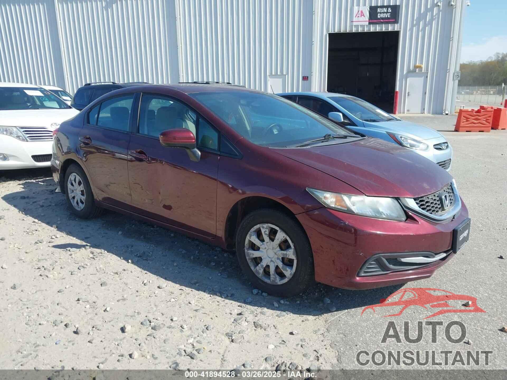 HONDA CIVIC 2014 - 19XFB2F5XEE009709