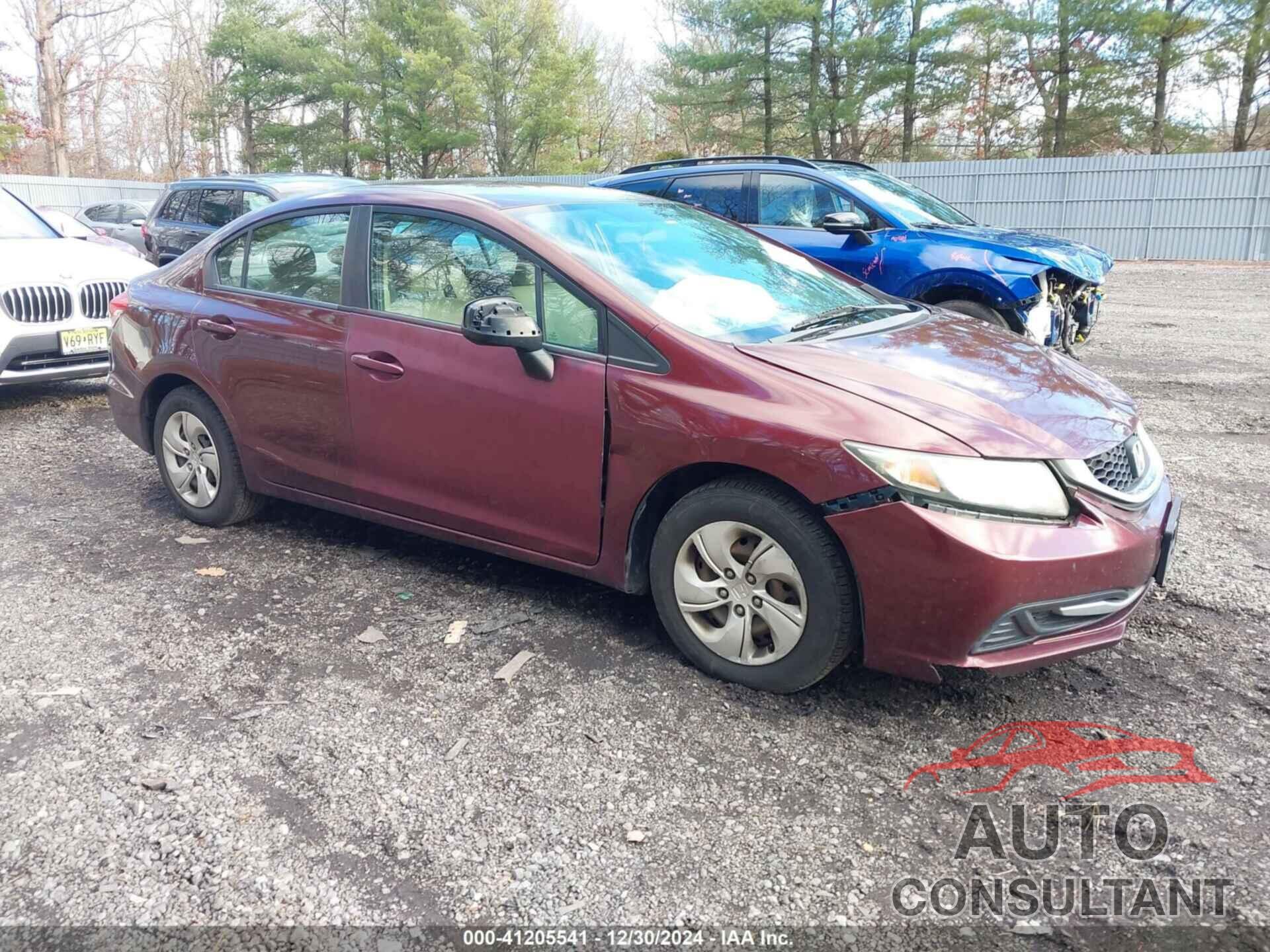 HONDA CIVIC 2013 - 19XFB2F53DE287947