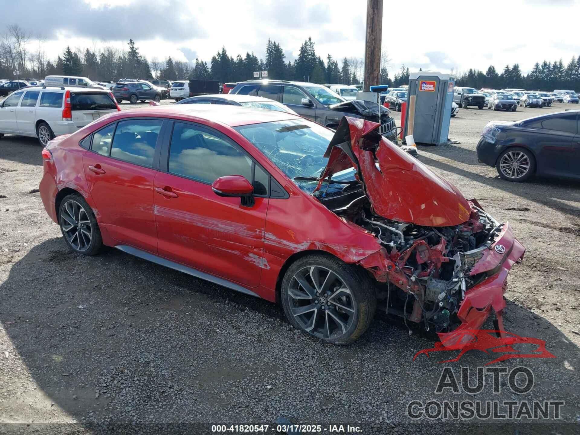 TOYOTA COROLLA 2020 - JTDP4RCE1LJ044005