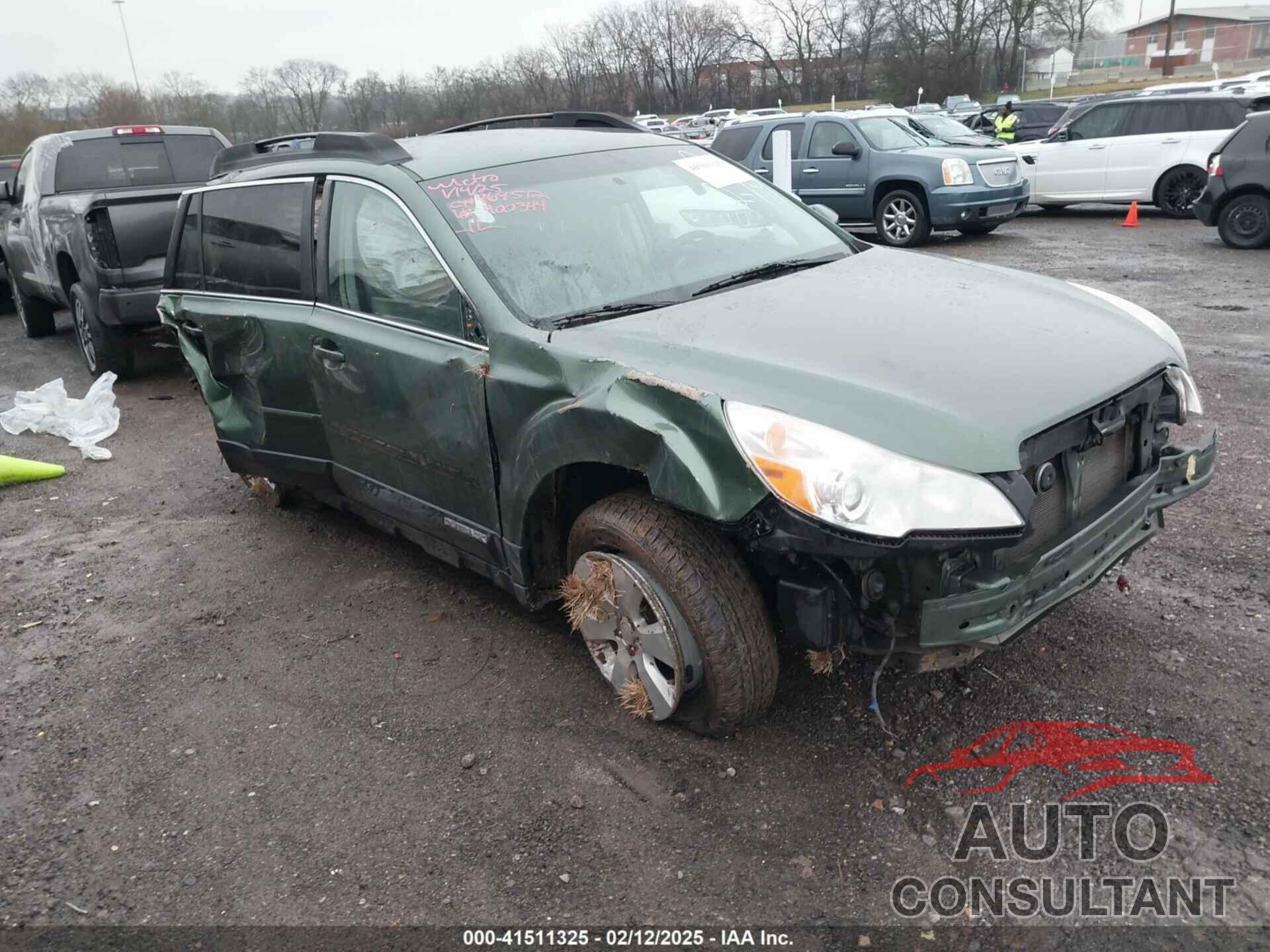 SUBARU OUTBACK 2011 - 4S4BRCCCXB3400344