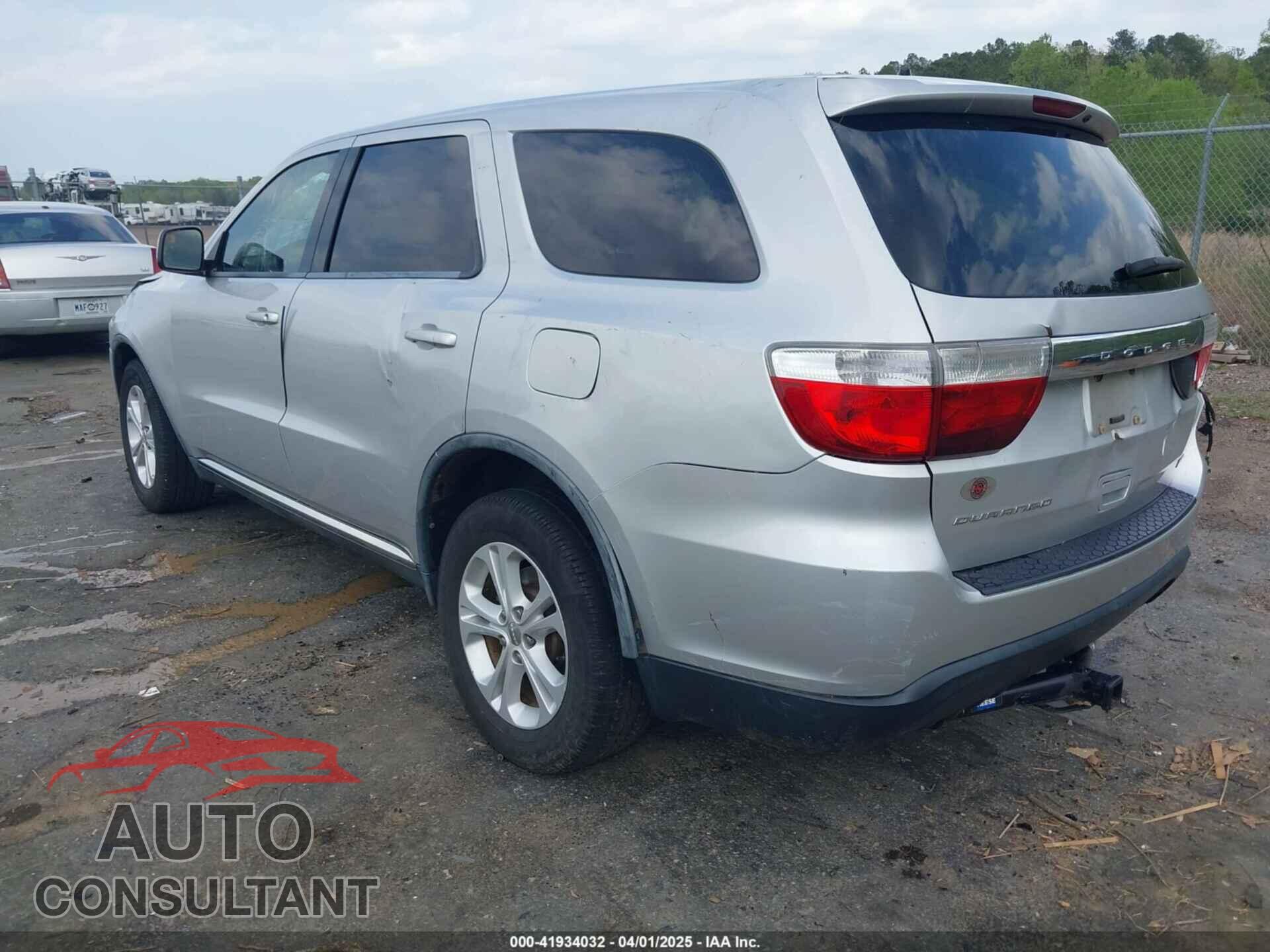 DODGE DURANGO 2011 - 1D4RD2GG2BC742043