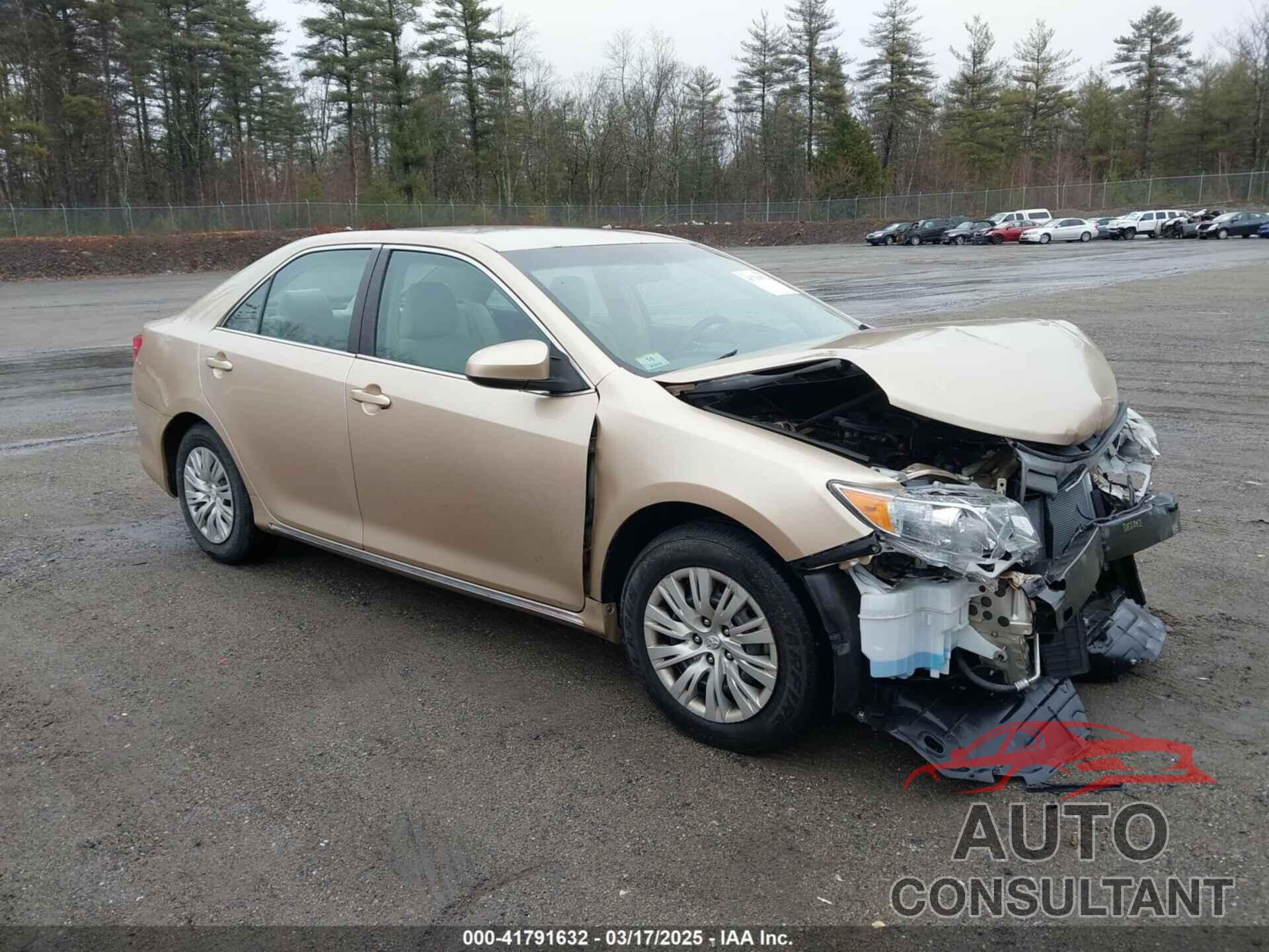 TOYOTA CAMRY 2012 - 4T4BF1FKXCR268123