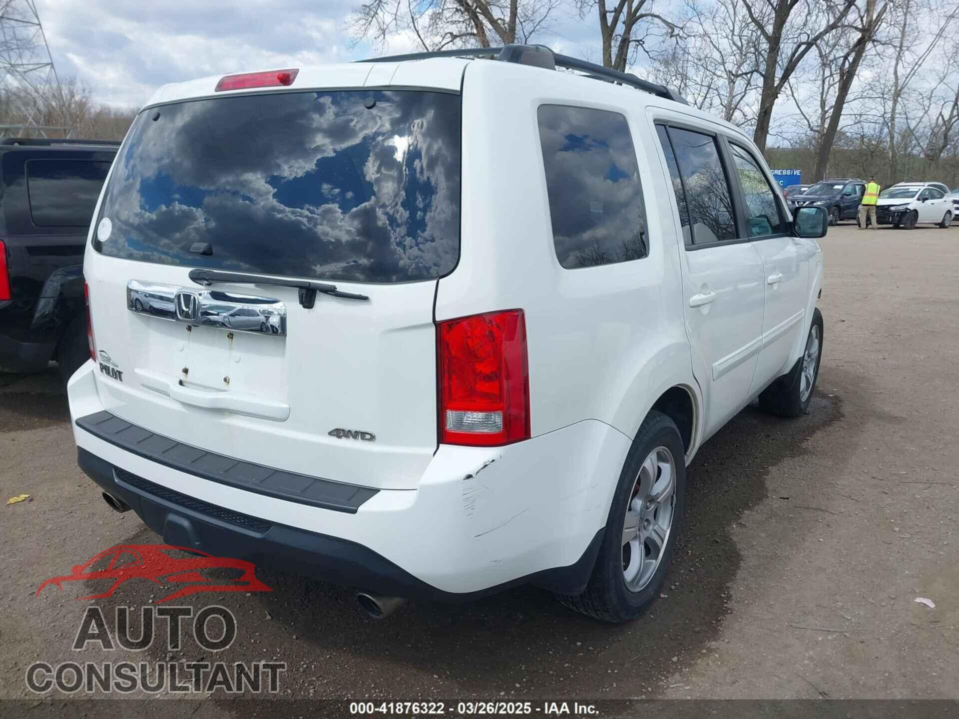 HONDA PILOT 2012 - 5FNYF4H54CB057249