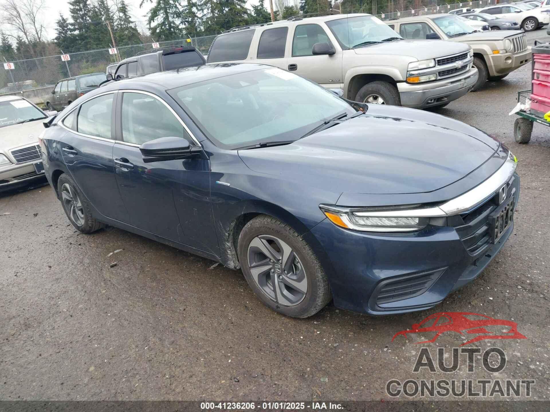 HONDA INSIGHT 2019 - 19XZE4F51KE013319