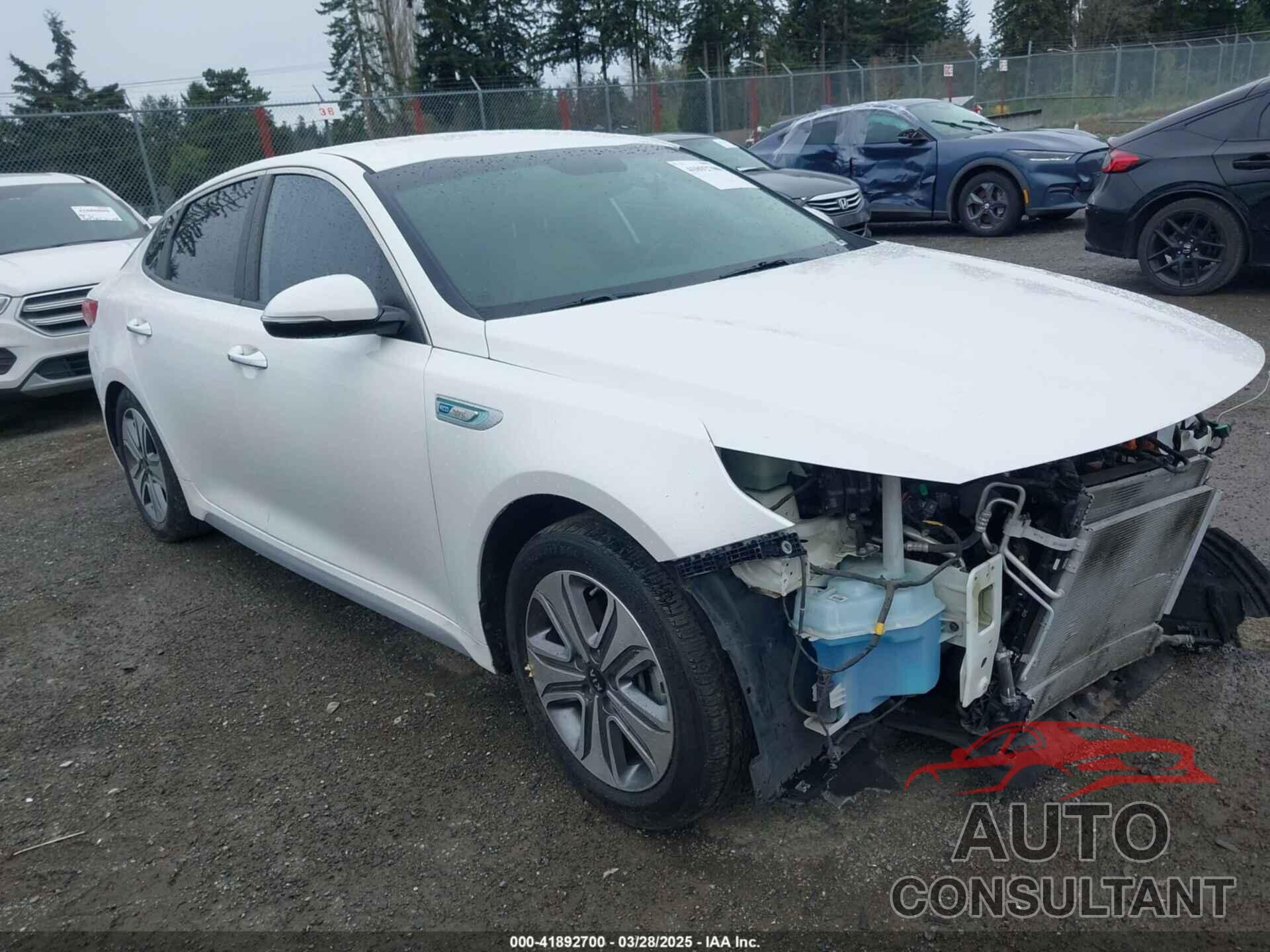 KIA OPTIMA HYBRID 2017 - KNAGU4LEXH5016025