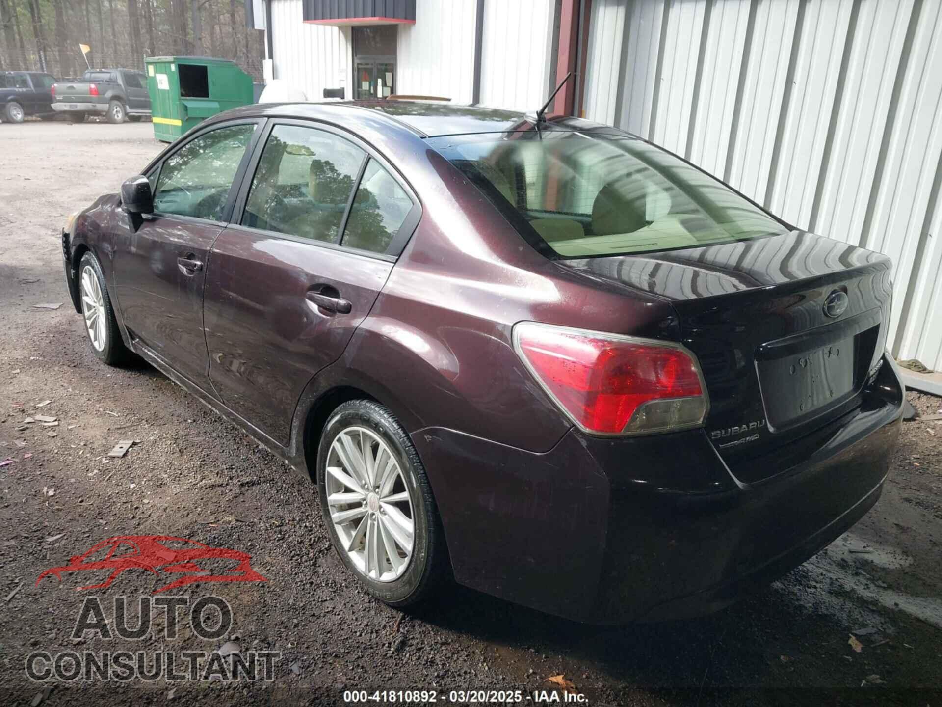 SUBARU IMPREZA 2013 - JF1GJAD61DG023712