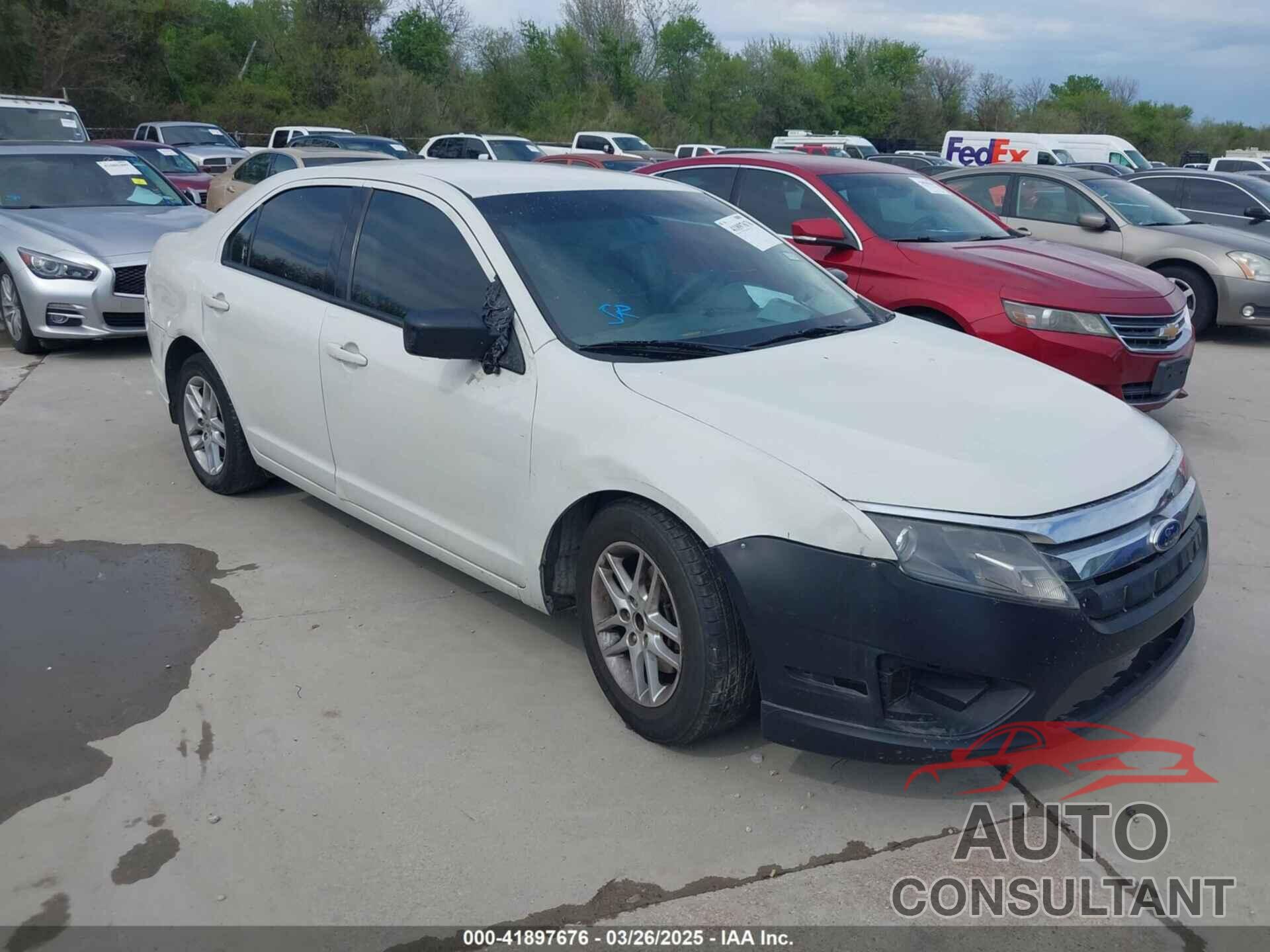 FORD FUSION 2012 - 3FAHP0GA3CR119121