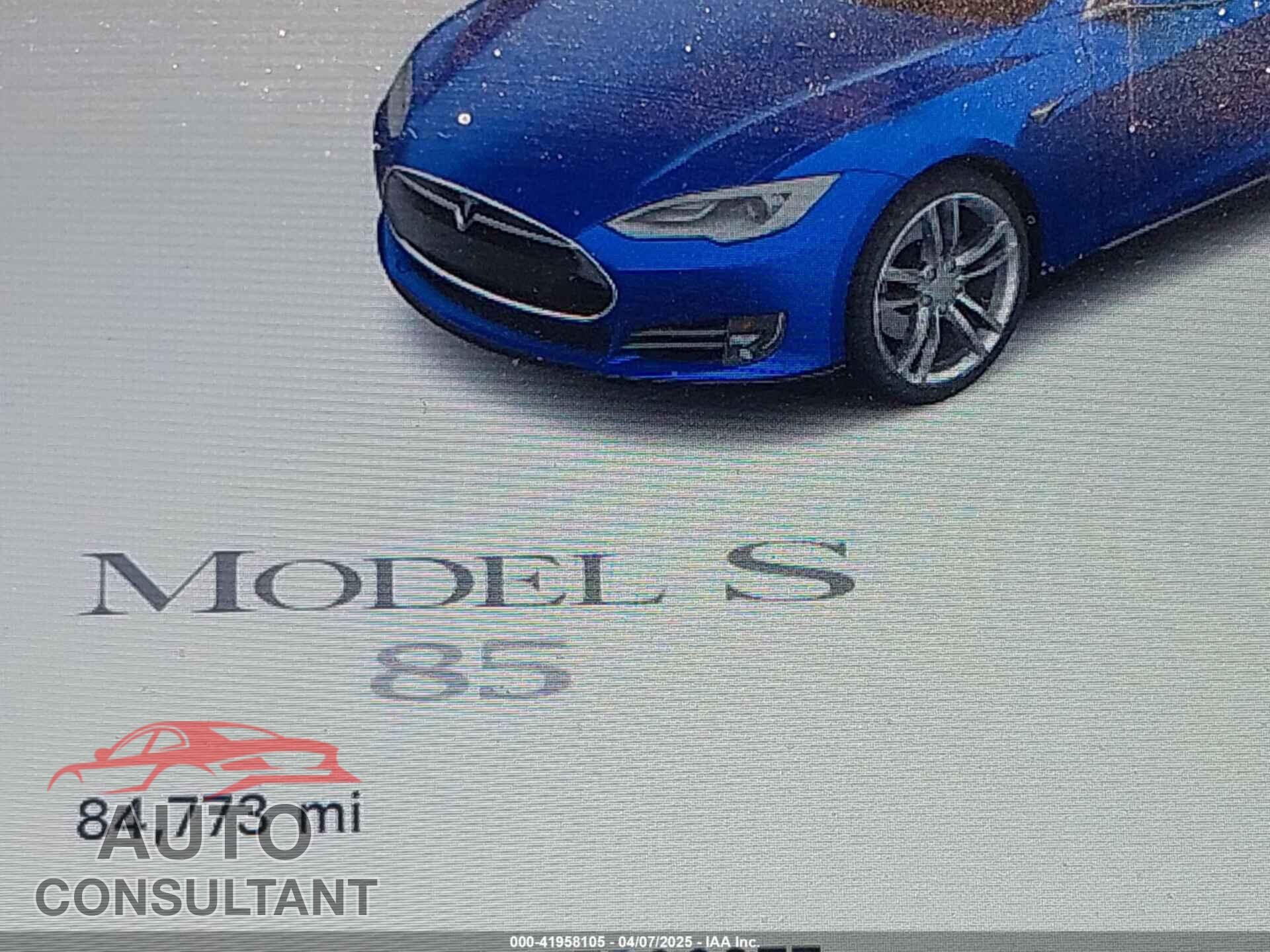 TESLA MODEL S 2013 - 5YJSA1CNXDFP06077