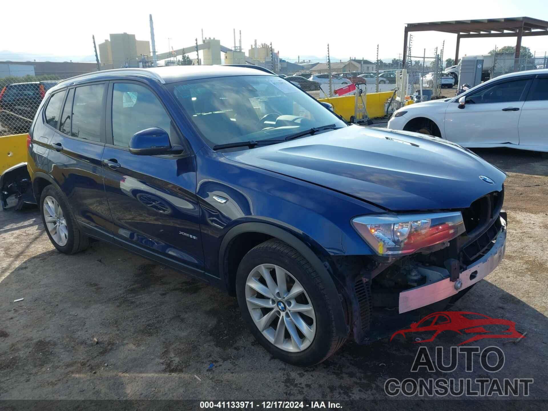 BMW X3 2016 - 5UXWX9C53G0D75605