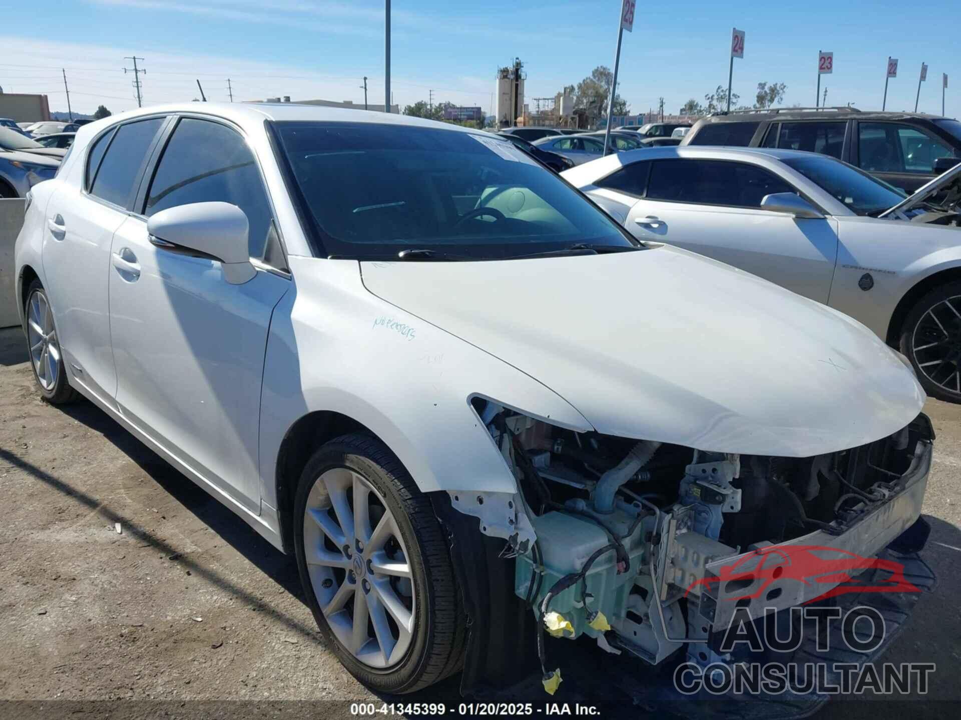 LEXUS CT 200H 2013 - JTHKD5BH4D2171520