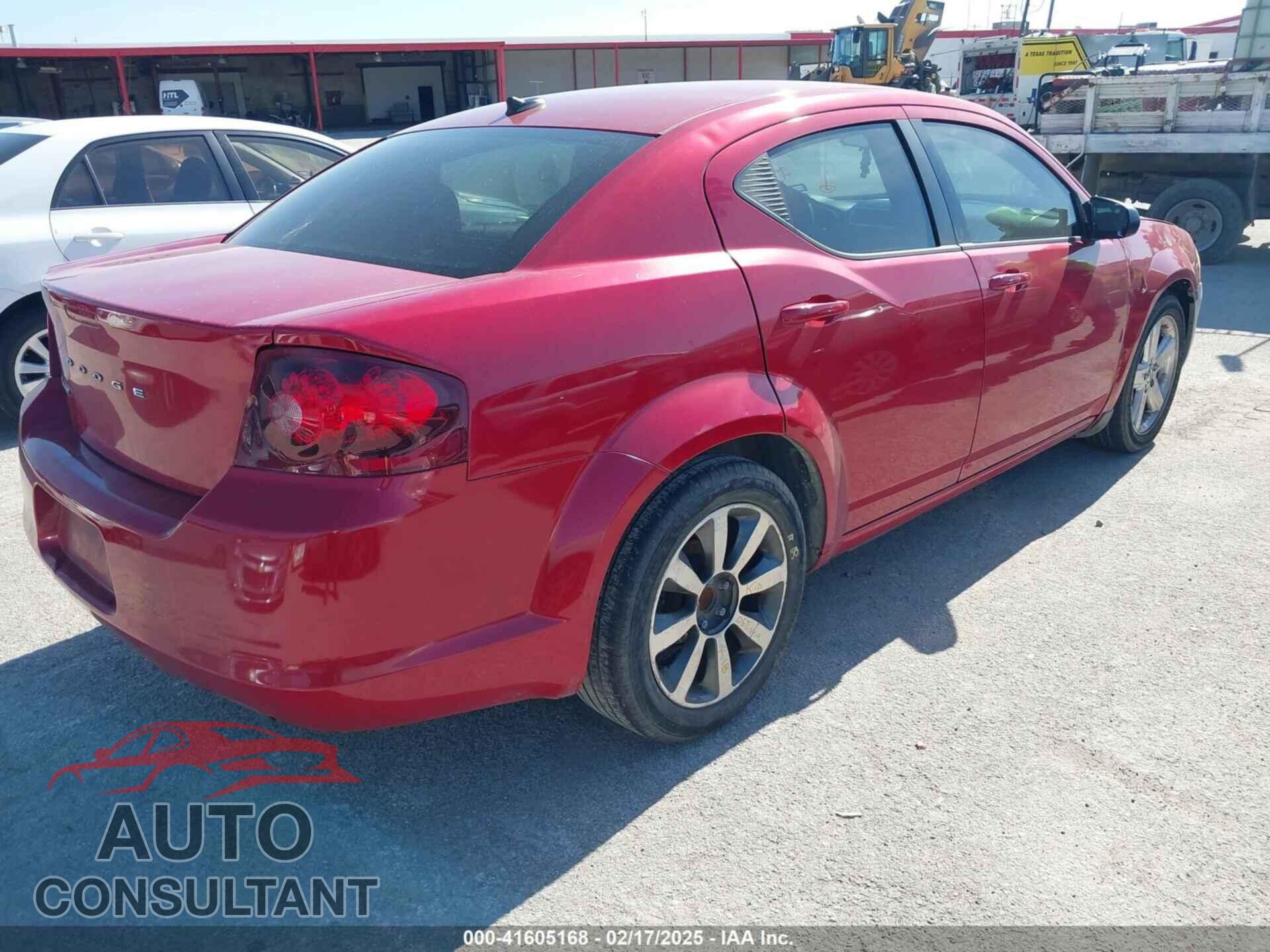 DODGE AVENGER 2013 - 1C3CDZAB9DN566483