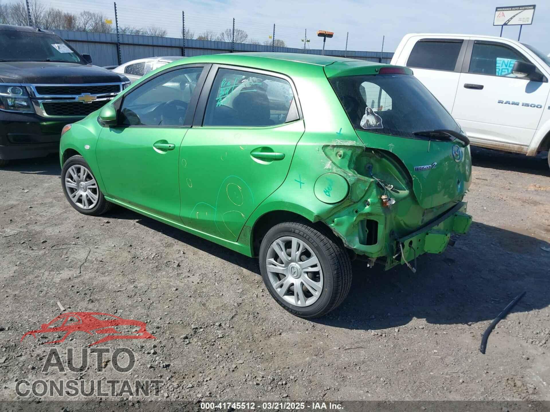 MAZDA MAZDA2 2013 - JM1DE1KY2D0155604