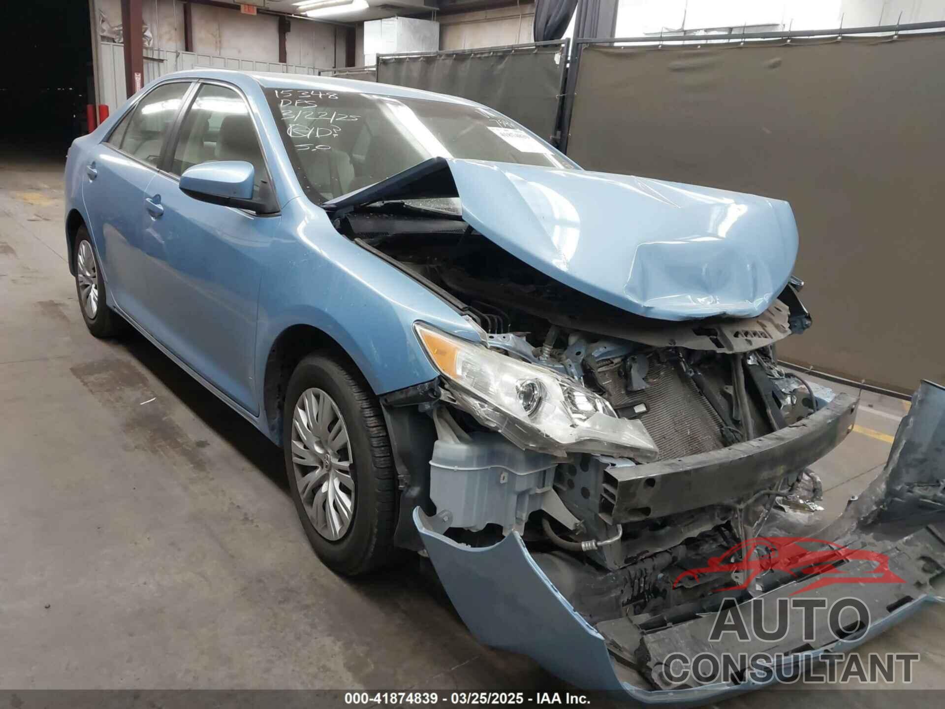 TOYOTA CAMRY 2012 - 4T4BF1FK3CR217546