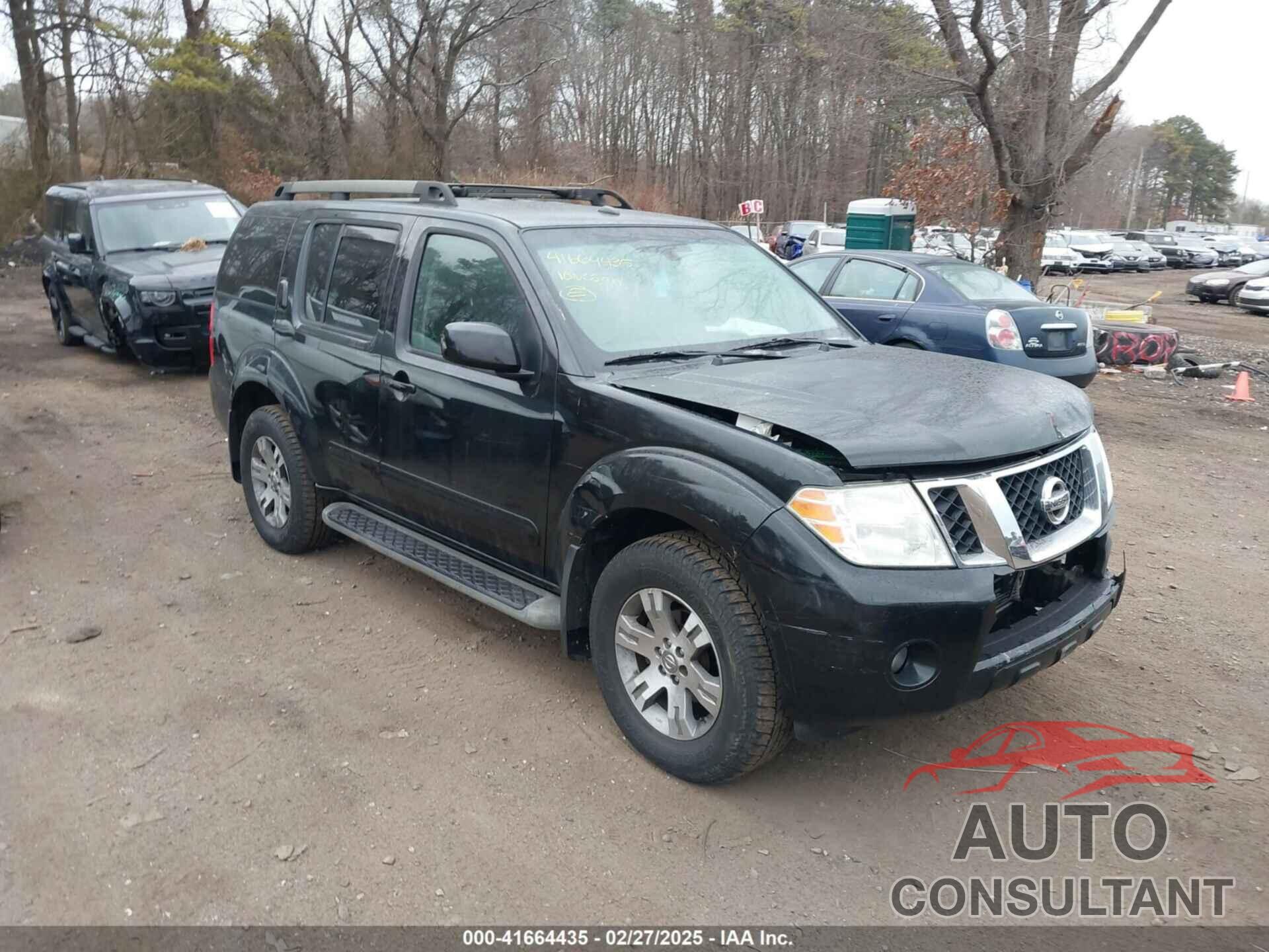 NISSAN PATHFINDER 2010 - 5N1AR1NB1AC608924