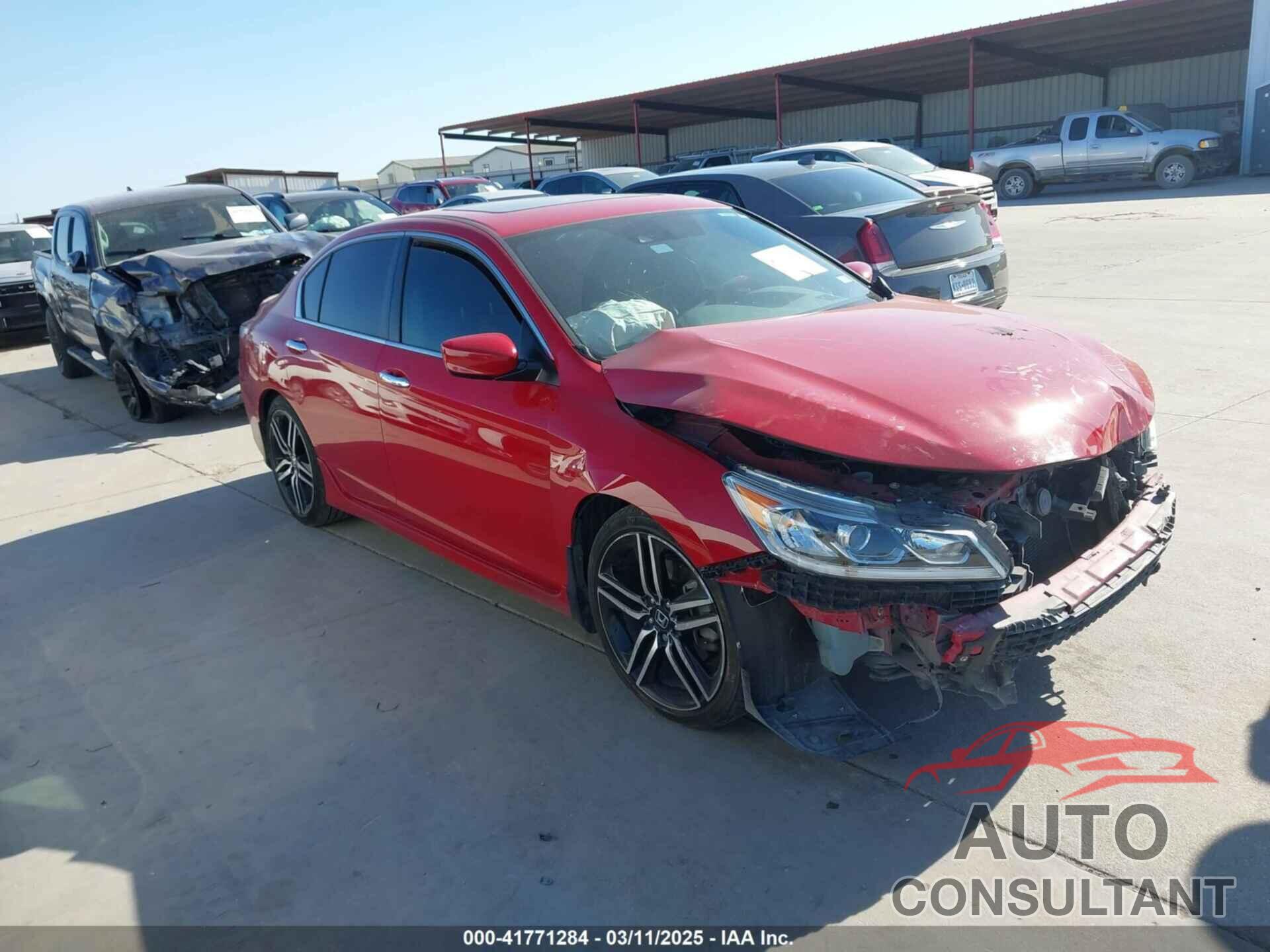 HONDA ACCORD 2017 - 1HGCR2F68HA065437