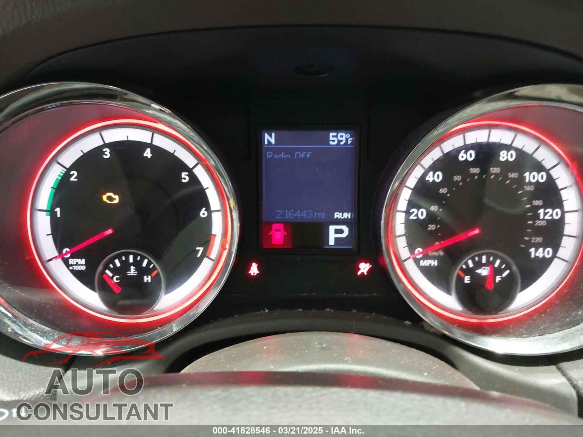 DODGE DURANGO 2013 - 1C4RDJAG1DC510245
