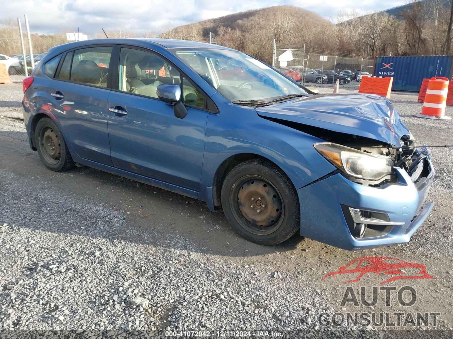 SUBARU IMPREZA 2015 - JF1GPAM65FH287527