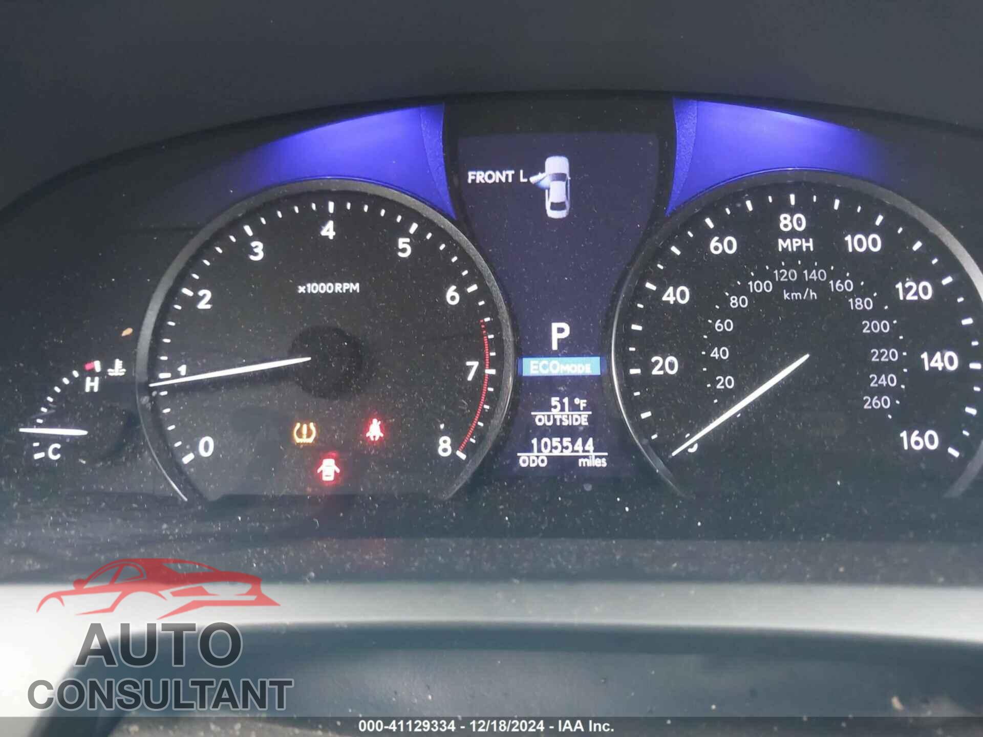 LEXUS LS 460 2013 - JTHBL5EF6D5114974