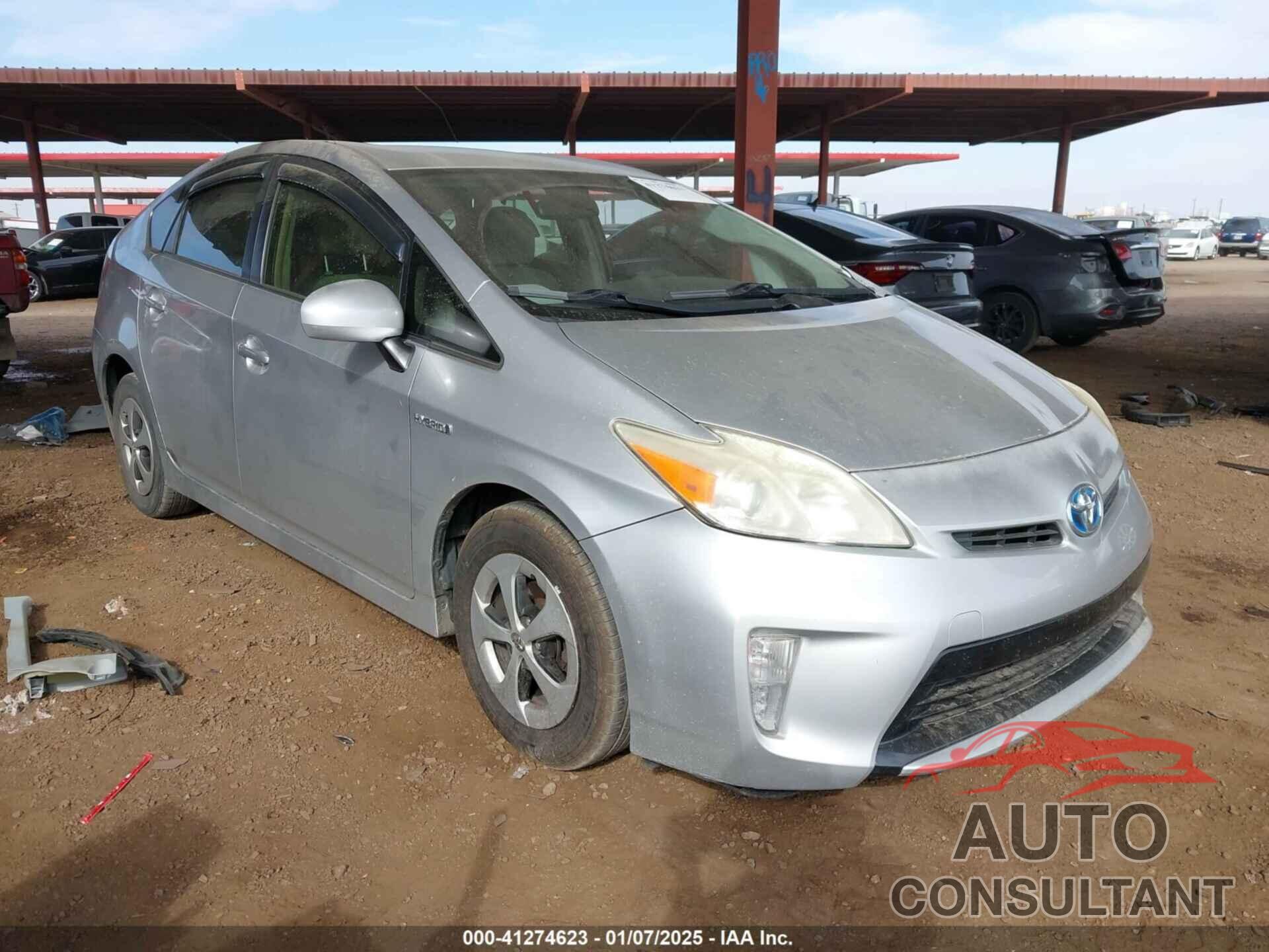 TOYOTA PRIUS 2012 - JTDKN3DU9C5537353