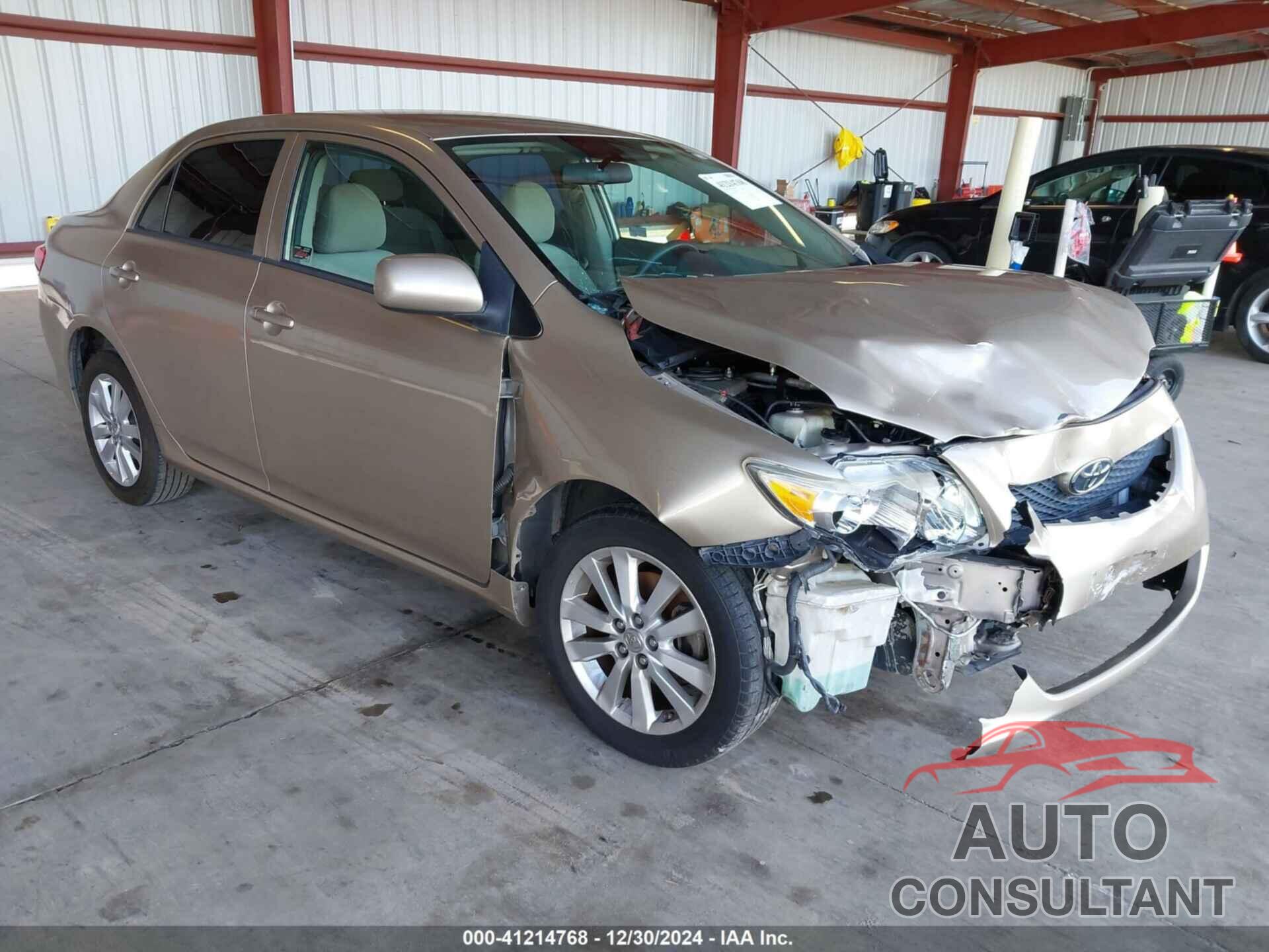 TOYOTA COROLLA 2009 - 1NXBU40E99Z099497