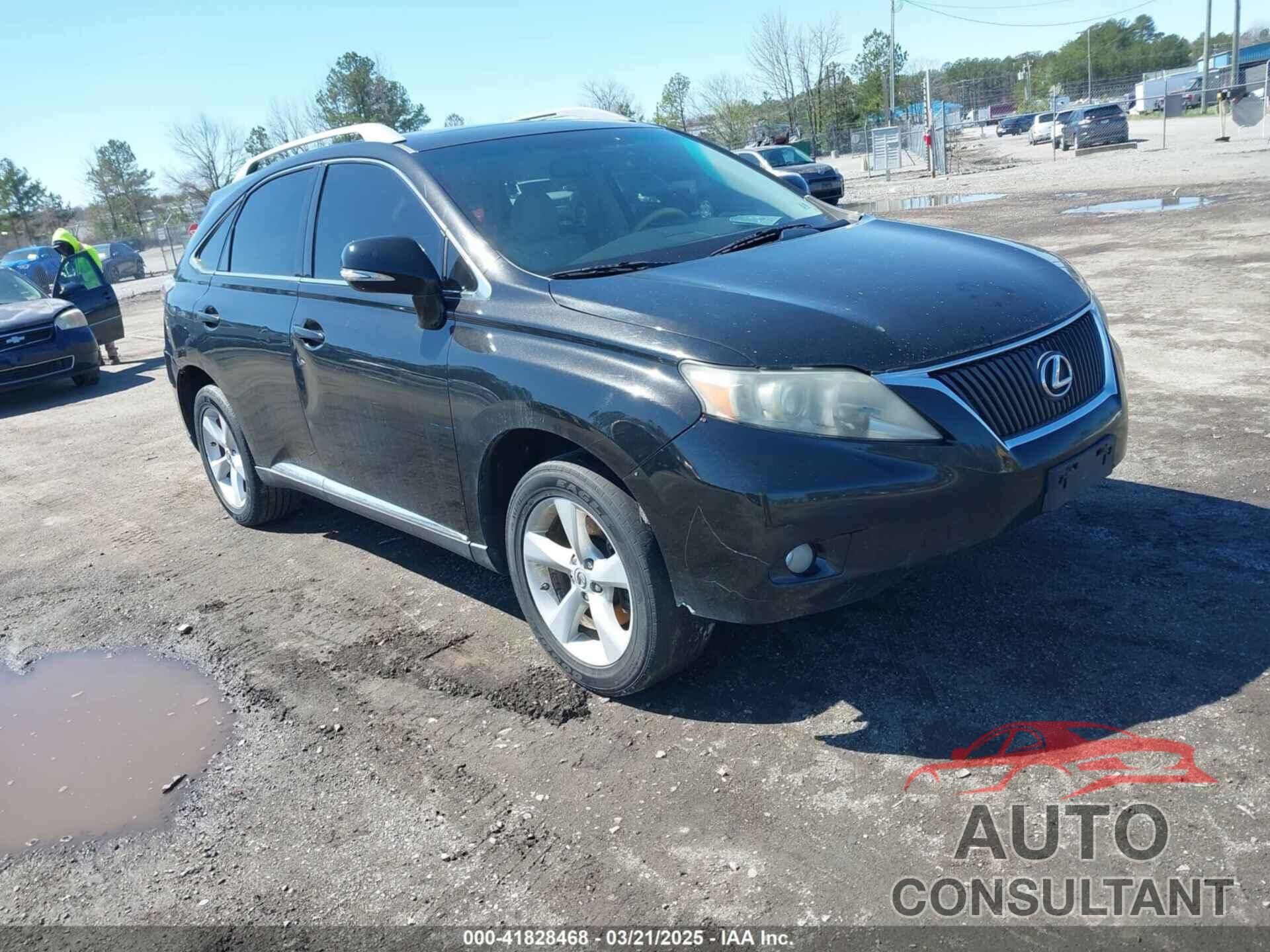 LEXUS RX 350 2011 - 2T2BK1BA3BC119325