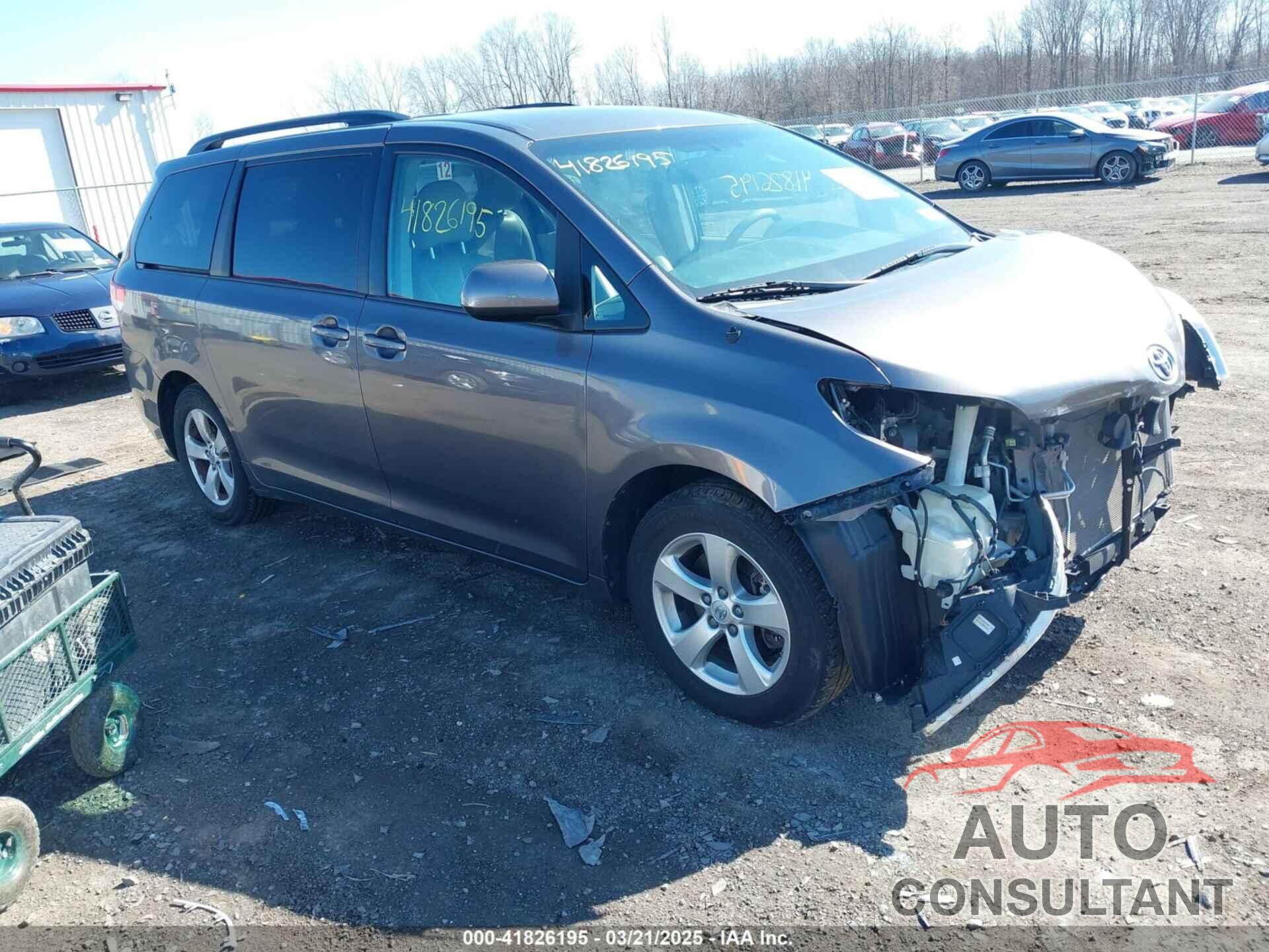 TOYOTA SIENNA 2013 - 5TDKK3DC4DS326346