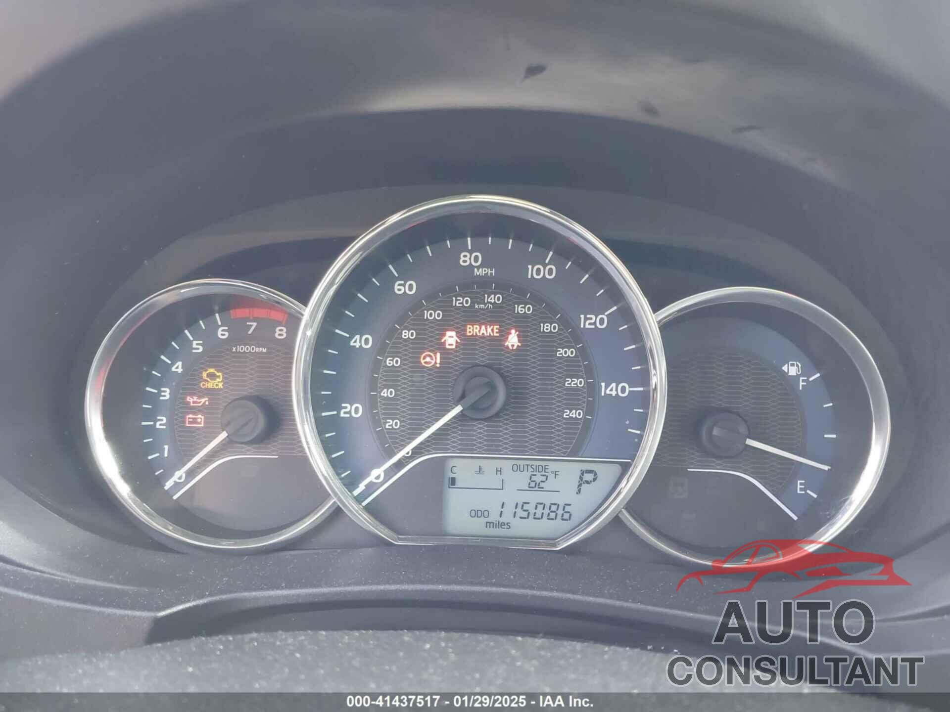 TOYOTA COROLLA 2014 - 5YFBPRHE5EP067876