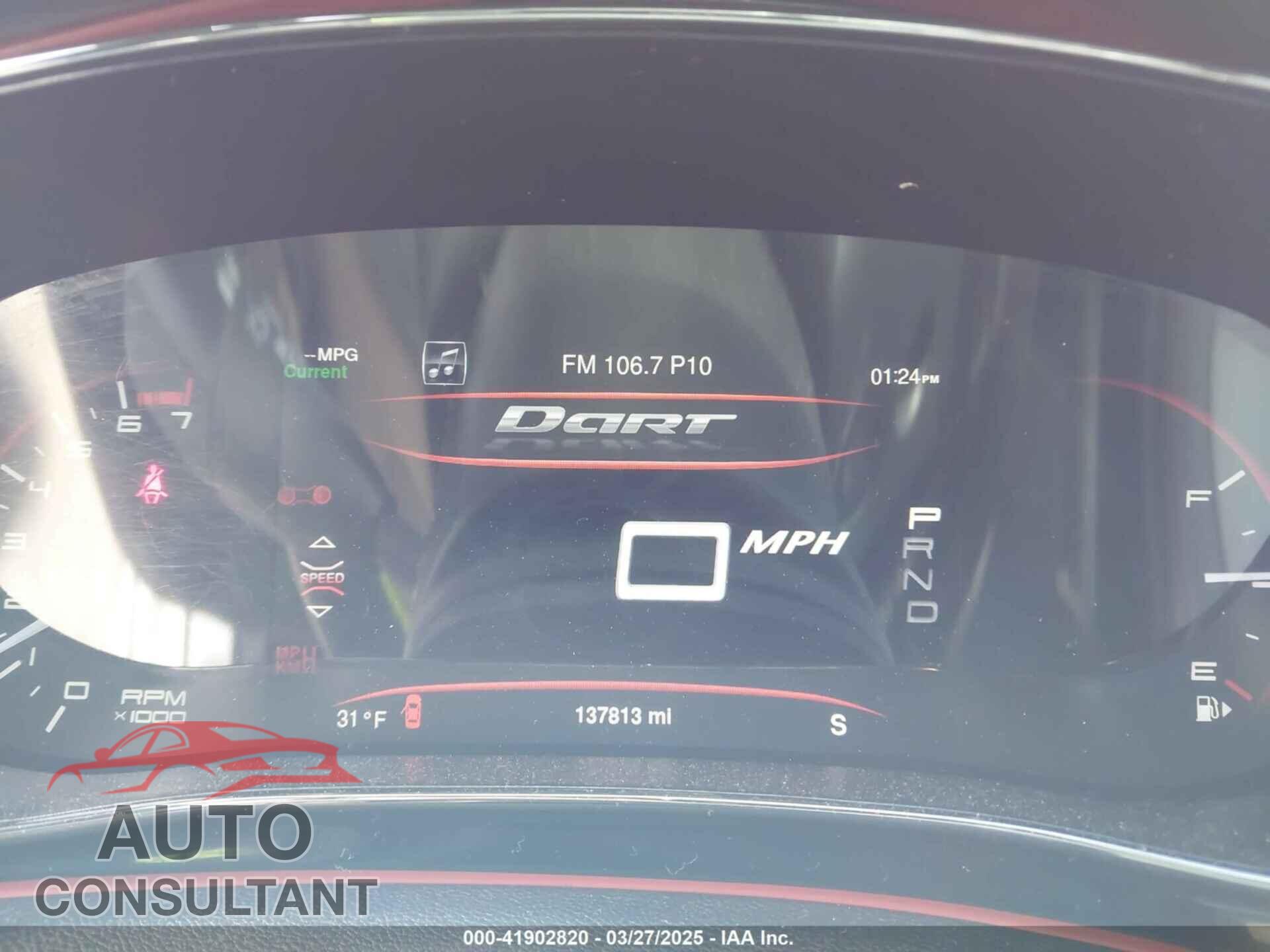 DODGE DART 2014 - 1C3CDFEB0ED797515
