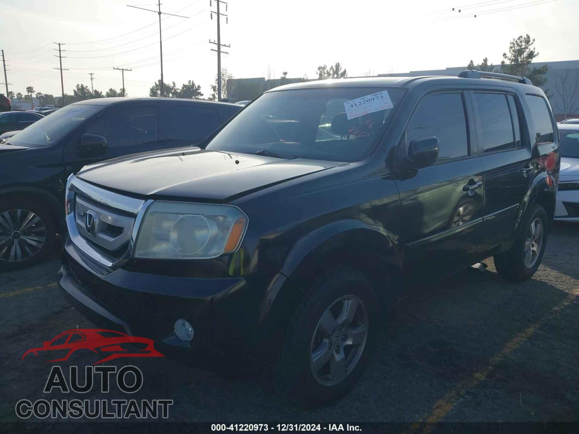 HONDA PILOT 2011 - 5FNYF3H44BB012599